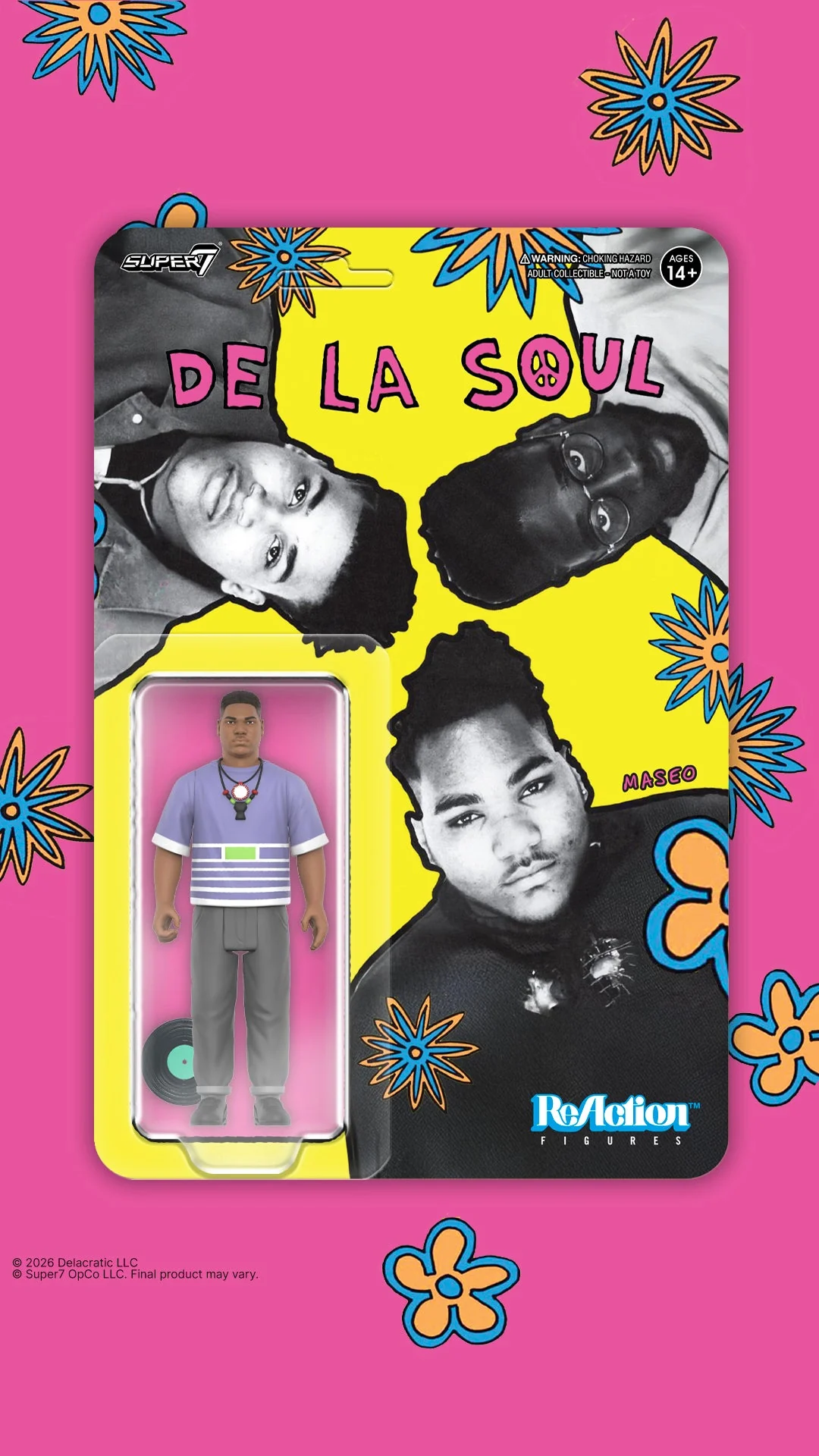 DE LA SOUL VINCENT "MASEO" MASON REACTION FIGURE WAVE 1 (Me, Myself & I) - Image 4