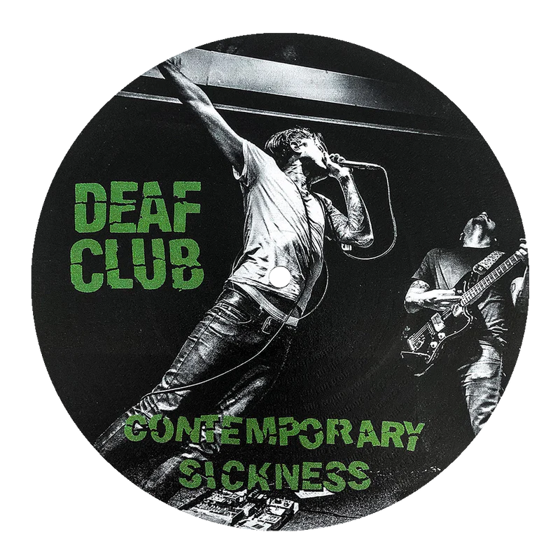DEAF CLUB 'CONTEMPORARY SICKNESS' 7" EP - LIVE COVER 1