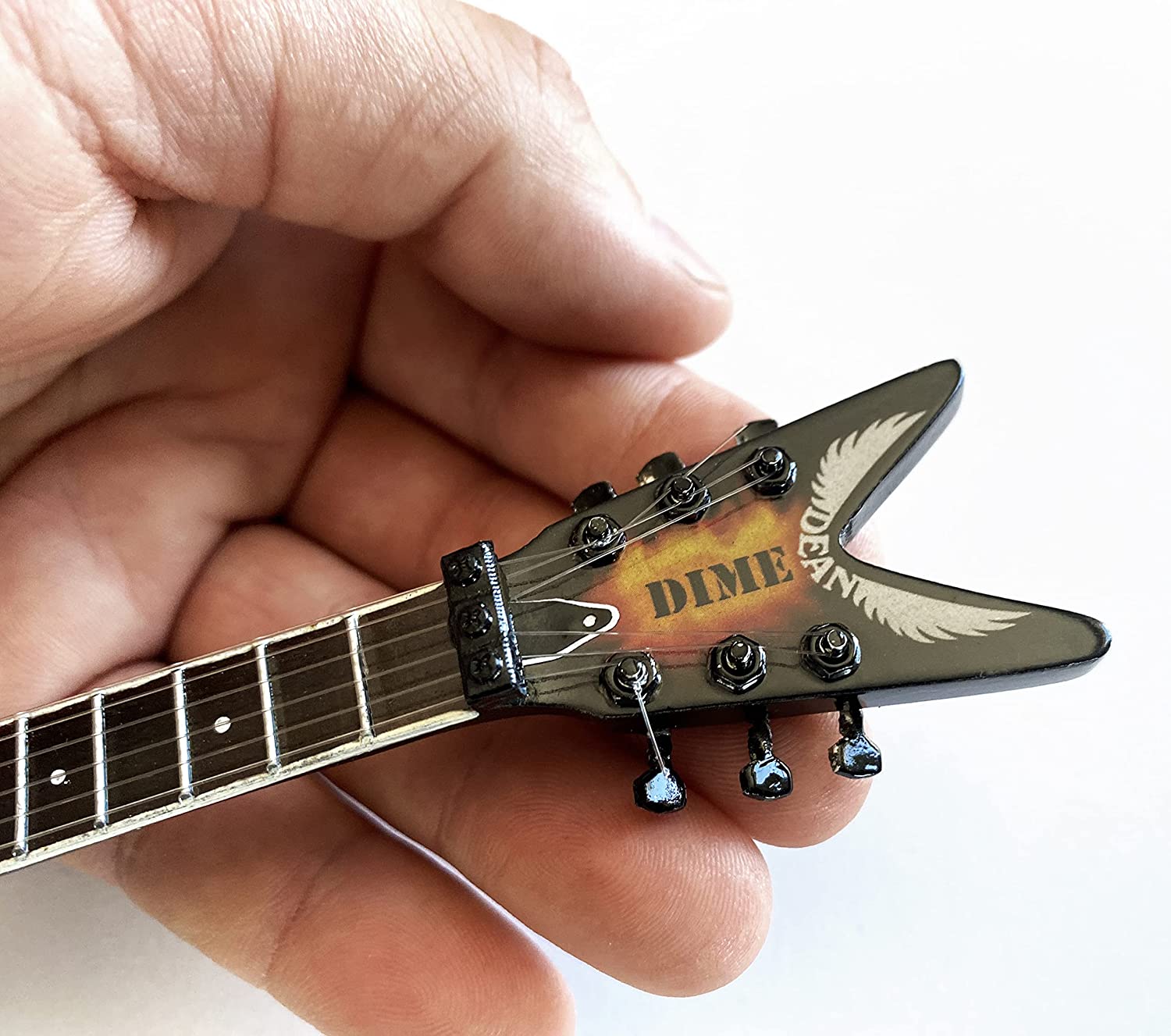 PANTERA - DEAN DIMEBAG - DIME O FLAME MINI GUITAR - Image 2