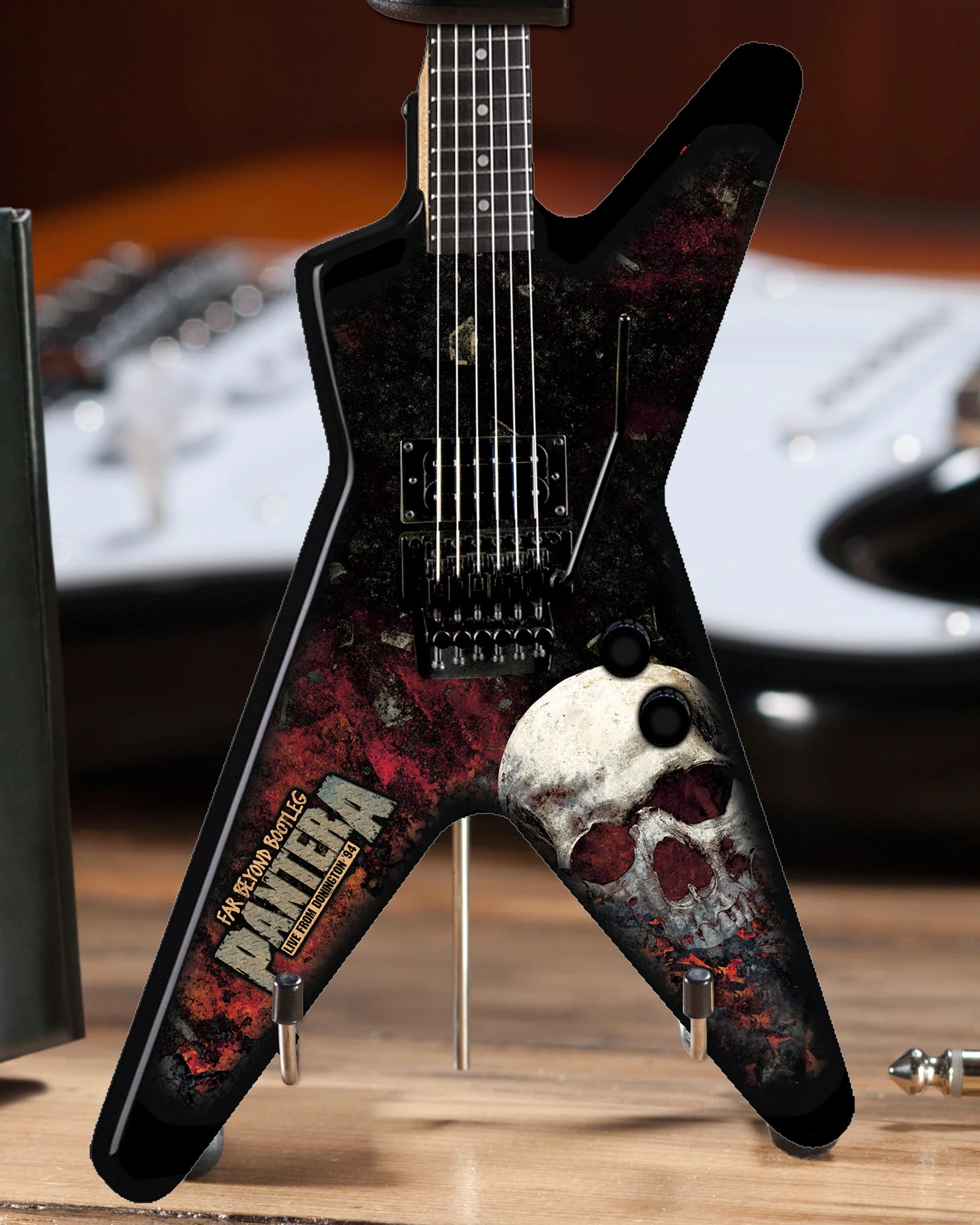 DEAN DIMEBAG PANTERA FAR BEYOND BOOTLEG GRAPHIC ML MINIATURE GUITAR MODEL - ARTIST PROOF EDITION - Image 2