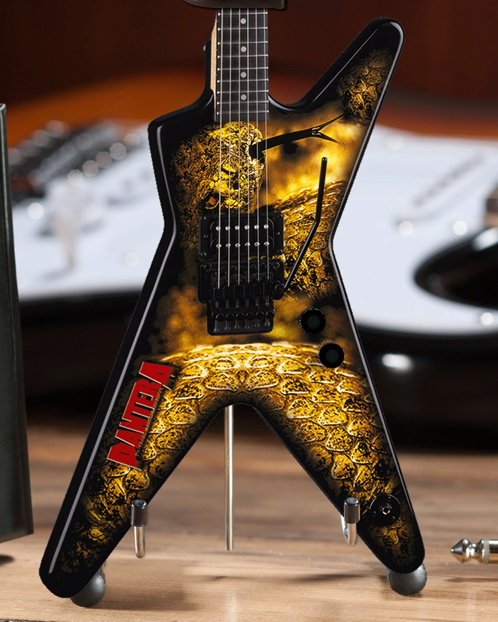 DEAN DIMEBAG PANTERA SOUTHERN TRENDKILL ML MINIATURE GUITAR MODEL - ARTIST PROOF EDITION - Image 2
