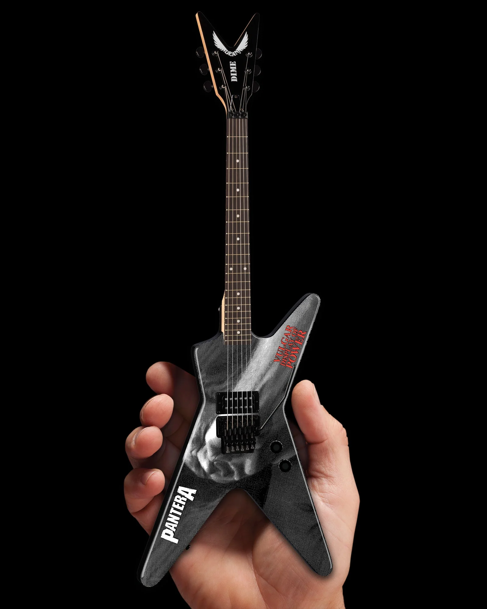 DEAN DIMEBAG PANTERA VULGAR DISPLAY OF POWER ML MINIATURE GUITAR MODEL - ARTIST PROOF EDITION - Image 3