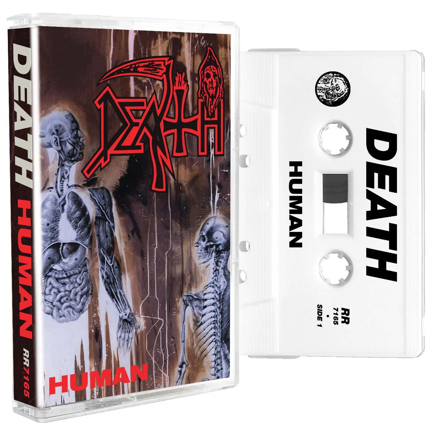 DEATH 'HUMAN' CASSETTE - WHITE