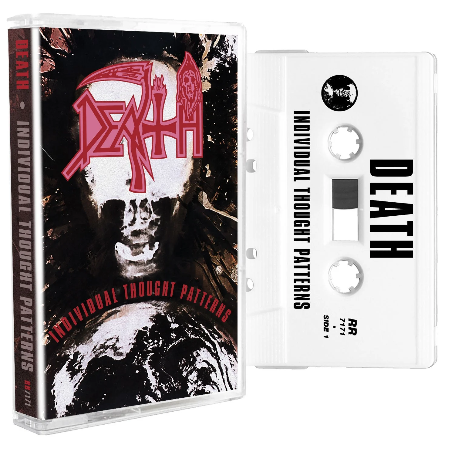 DEATH 'INDIVIDUAL THOUGHT PATTERNS' CASSETTE - WHITE