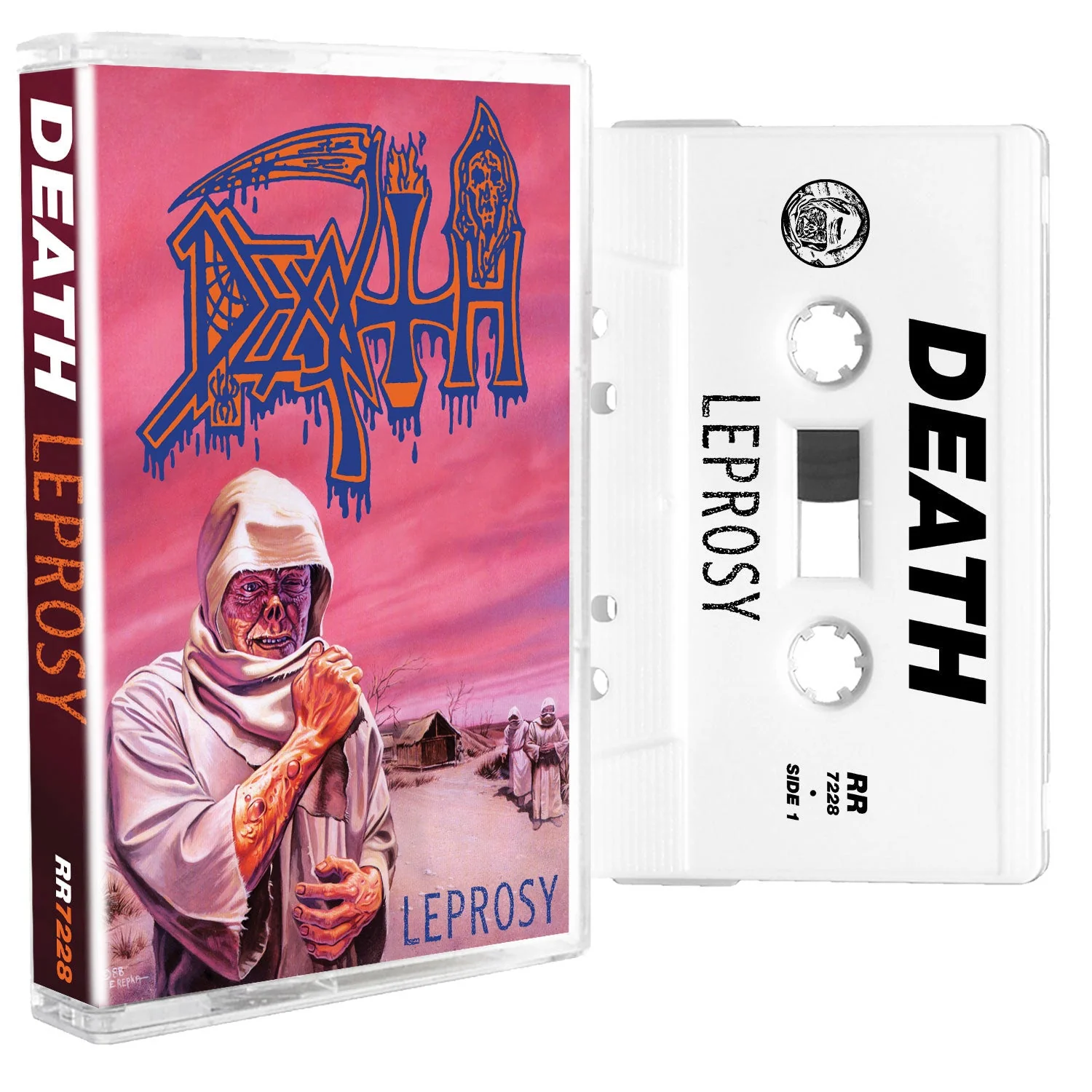DEATH 'LEPROSY' CASSETTE - WHITE