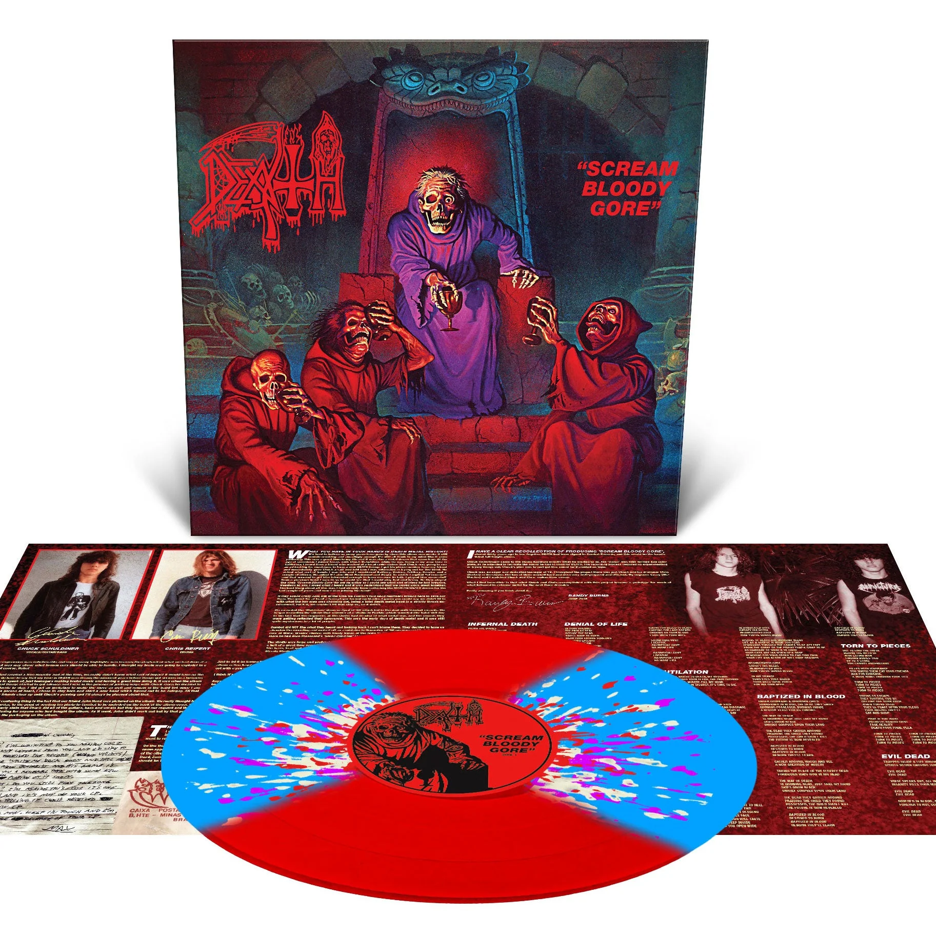 DEATH 'SCREAM BLOODY GORE' LP - BUTTERFLY/SPLATTER