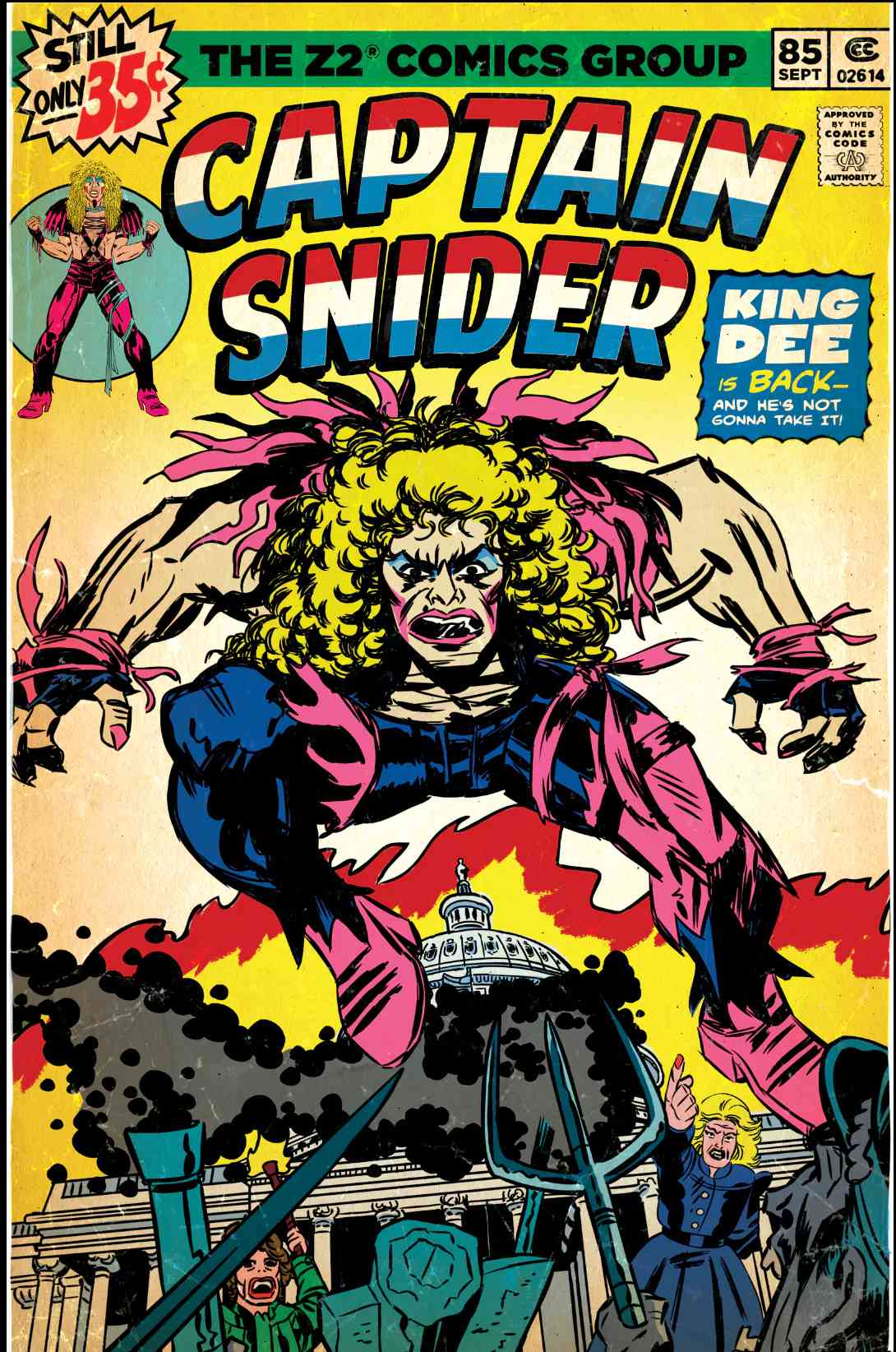 DEE SNIDER: HE'S NOT GONNA TAKE IT DELUXE HARDCOVER GRAPHIC NOVEL - Image 10
