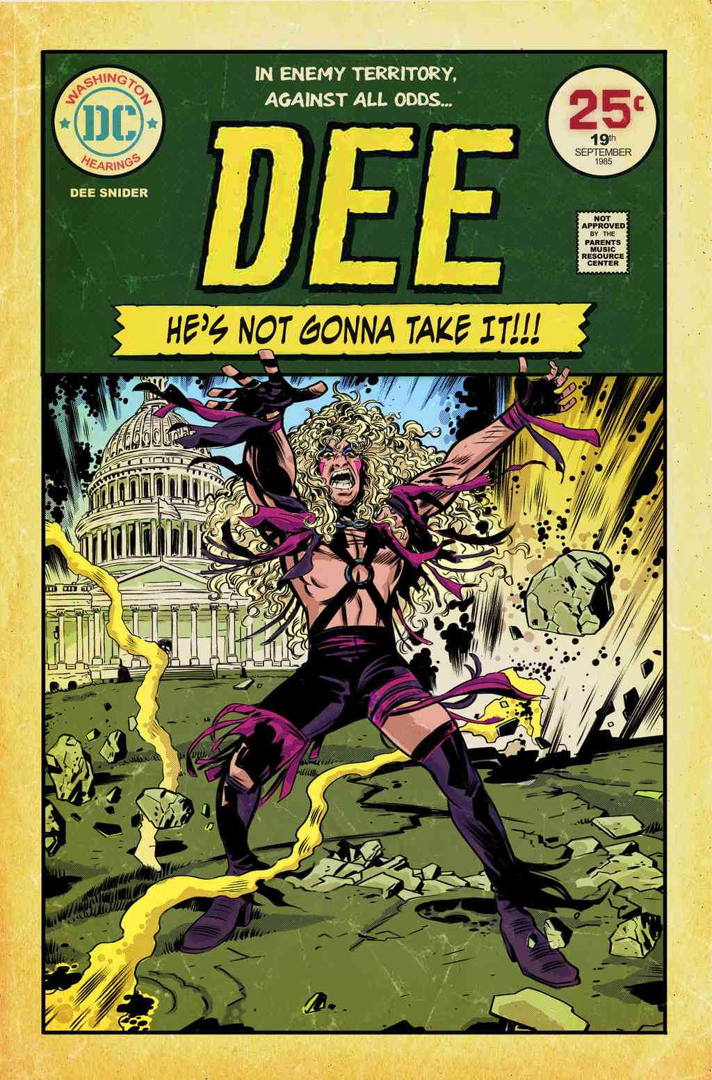 DEE SNIDER: HE'S NOT GONNA TAKE IT DELUXE HARDCOVER GRAPHIC NOVEL - Image 11