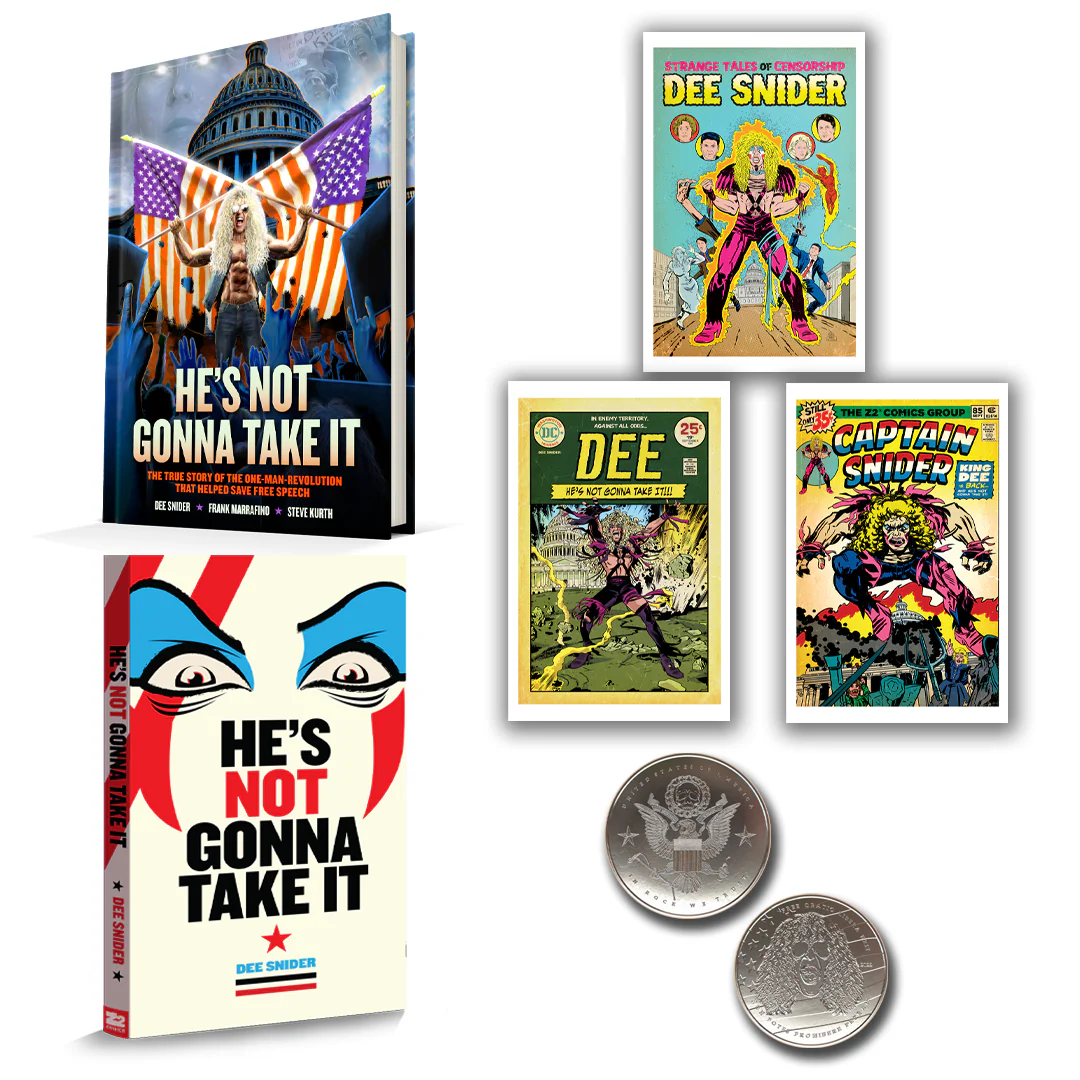 DEE SNIDER: HE'S NOT GONNA TAKE IT DELUXE HARDCOVER GRAPHIC NOVEL - Image 12