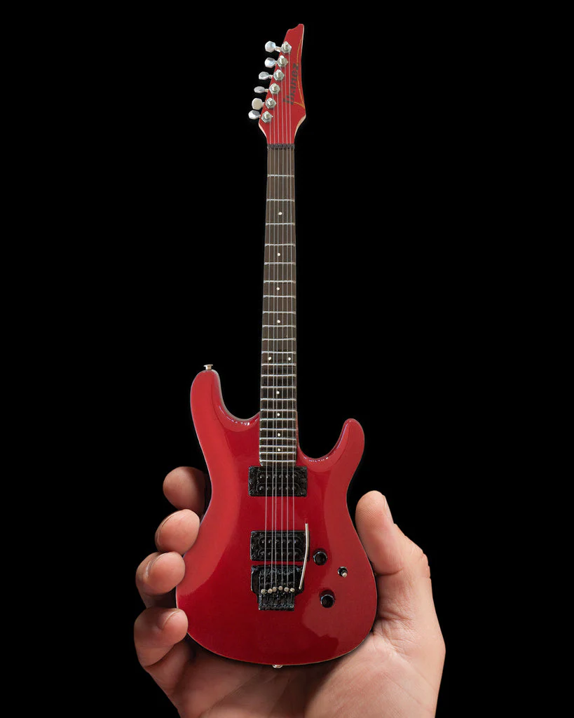 JOE SATRIANI - SIGNATURE CANDY APPLE RED MINIATURE GUITAR REPLICA COLLECTIBLE - Image 2