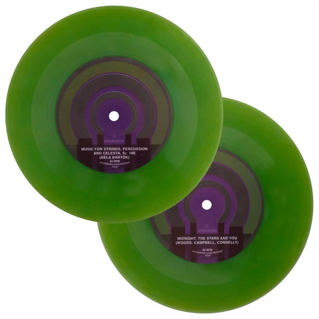 DEERHOOF 'PLAYS MUSIC OF THE SHINING 7" EP - GREEN - Image 2