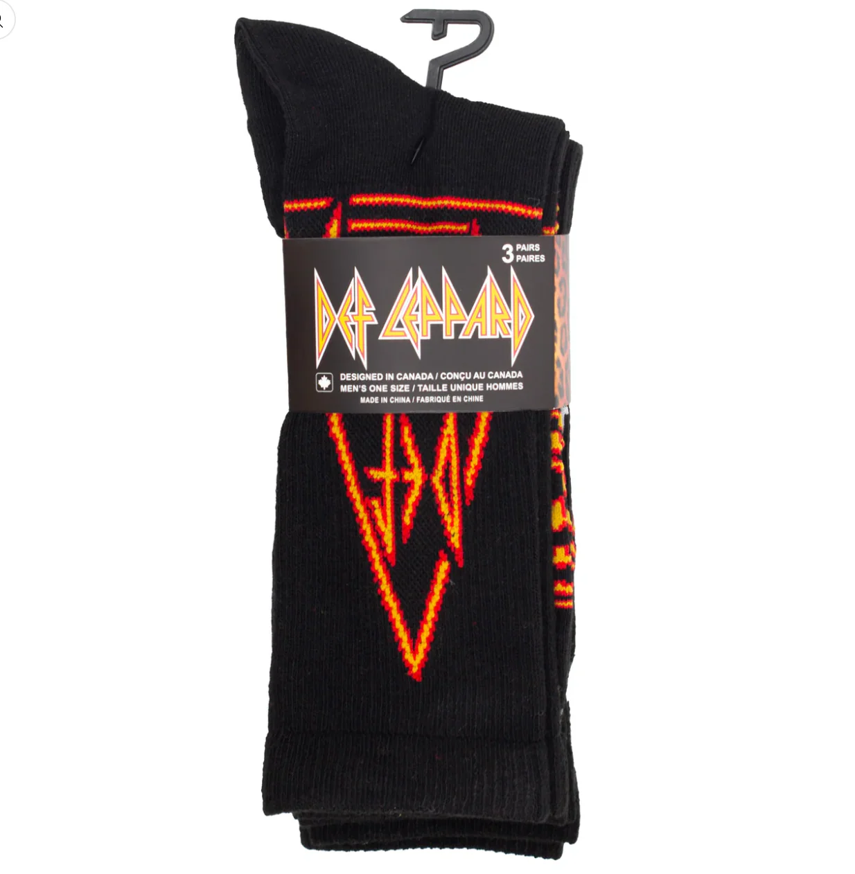 DEF LEPPARD '3 PACK' CREW SOCKS - Image 2