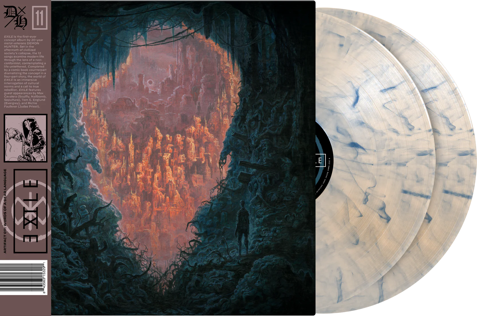 DEMON HUNTER ‘EXILE’ 2LP - LTD. 500 - DYSTOPIAN FOG