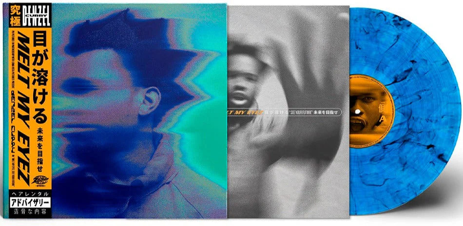DENZEL CURRY ‘MELT MY EYEZ SEE YOUR FUTURE’ LP - BLUE/BLACK - Image 2
