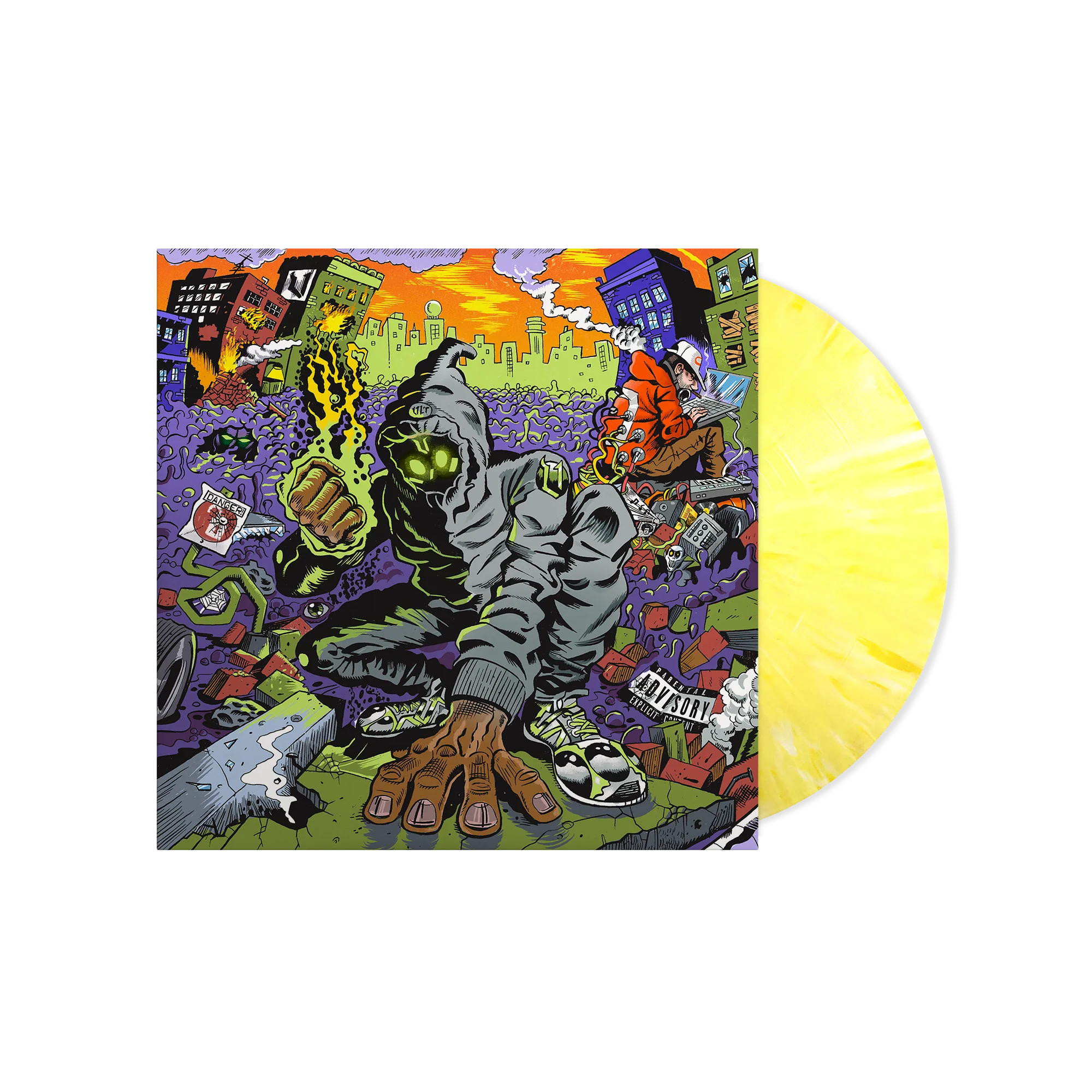 DENZEL CURRY ‘UNLOCKED’ LP - LTD. 500 - LEMON YELLOW MARBLE