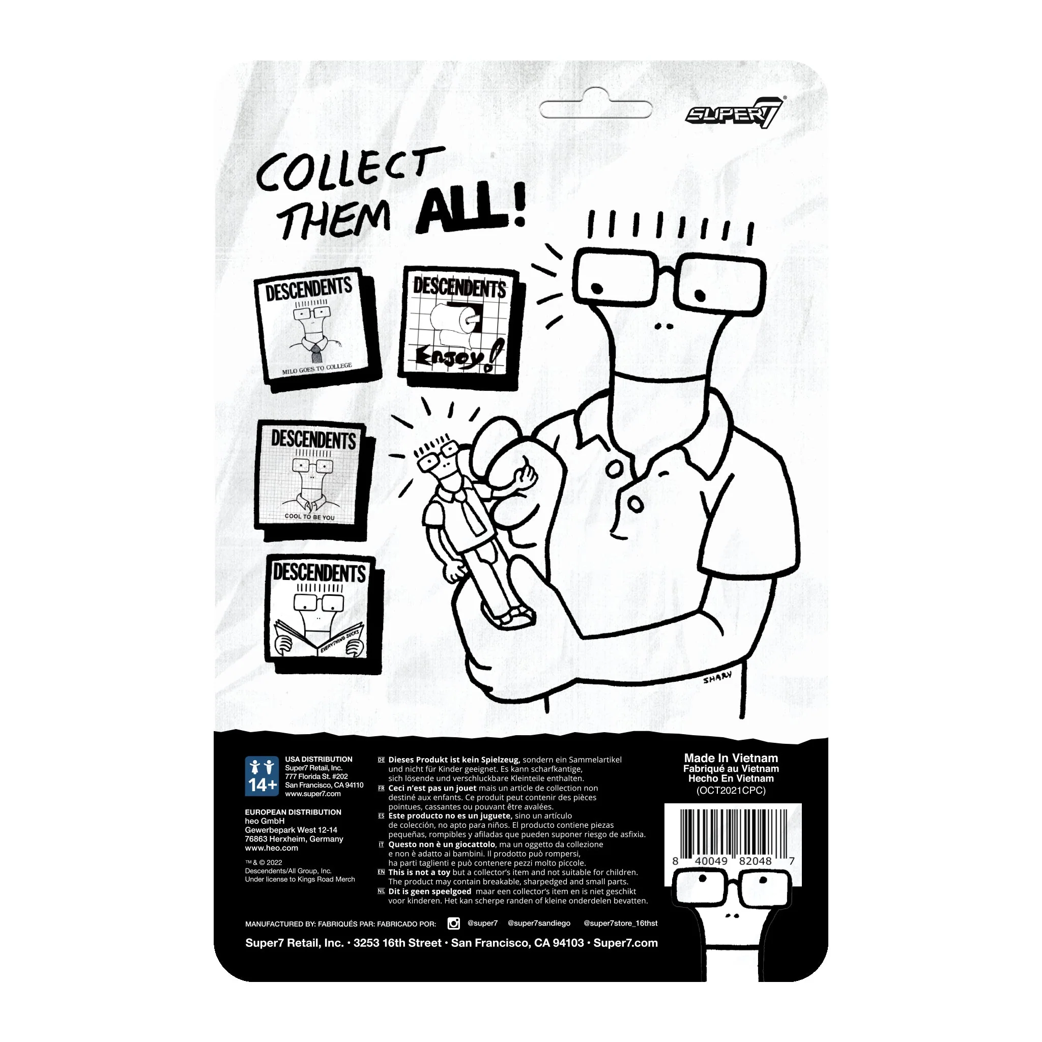 DESCENDENTS REACTION FIGURE - MILO (EVERYTHING SUCKS) - Image 3