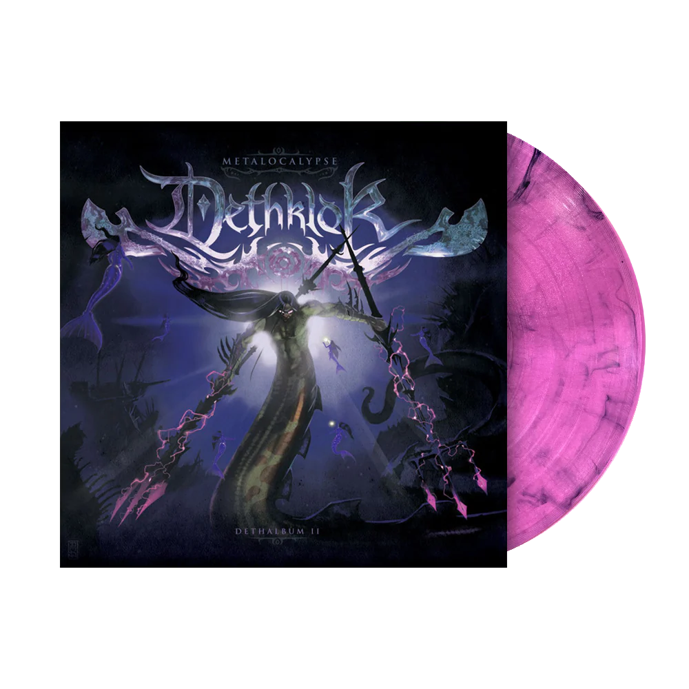 DETHKLOK ‘DETHALBUM II’ LP - CLEAR PINK/BLACK SMOKE