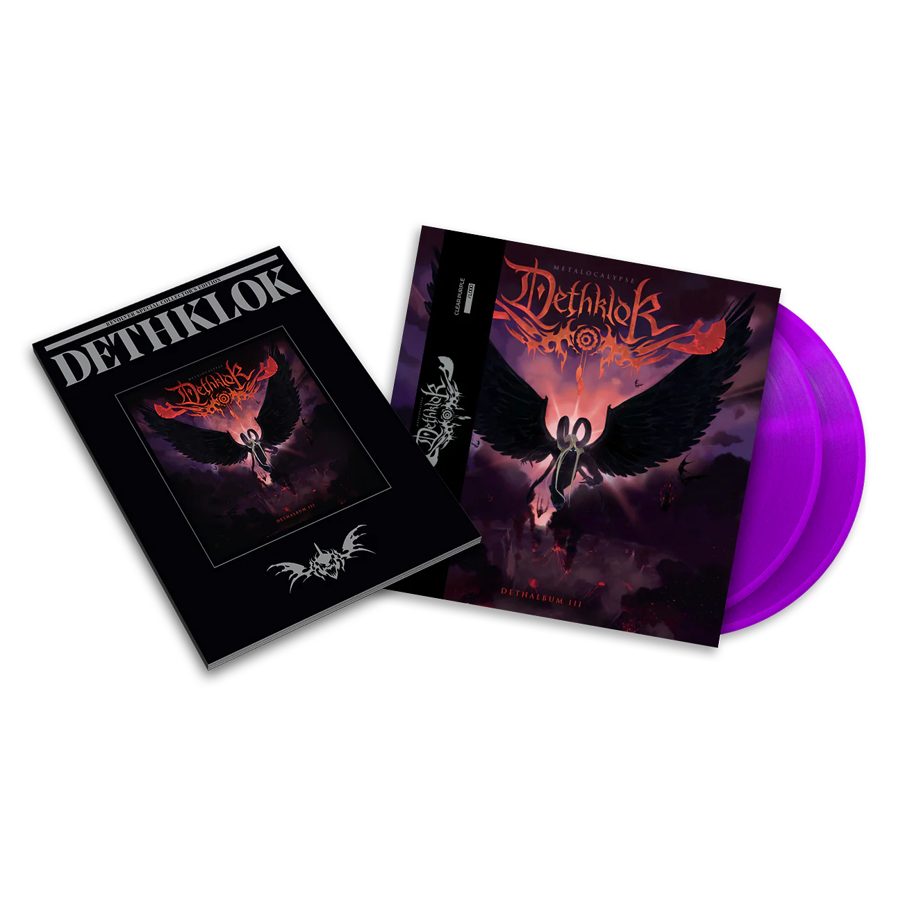 DETHKLOK 'DETHALBUM III' CLEAR PURPLE LP + DETHKLOK x REVOLVER SPECIAL COLLECTOR'S EDITION - Image 2