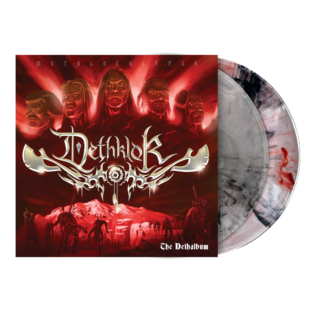 DETHKLOK ‘THE DETHALBUM’ EXPANDED EDITION 2LP - CLEAR/RED/BLACK - CLEAR/SILVER/BLACK SMOKE