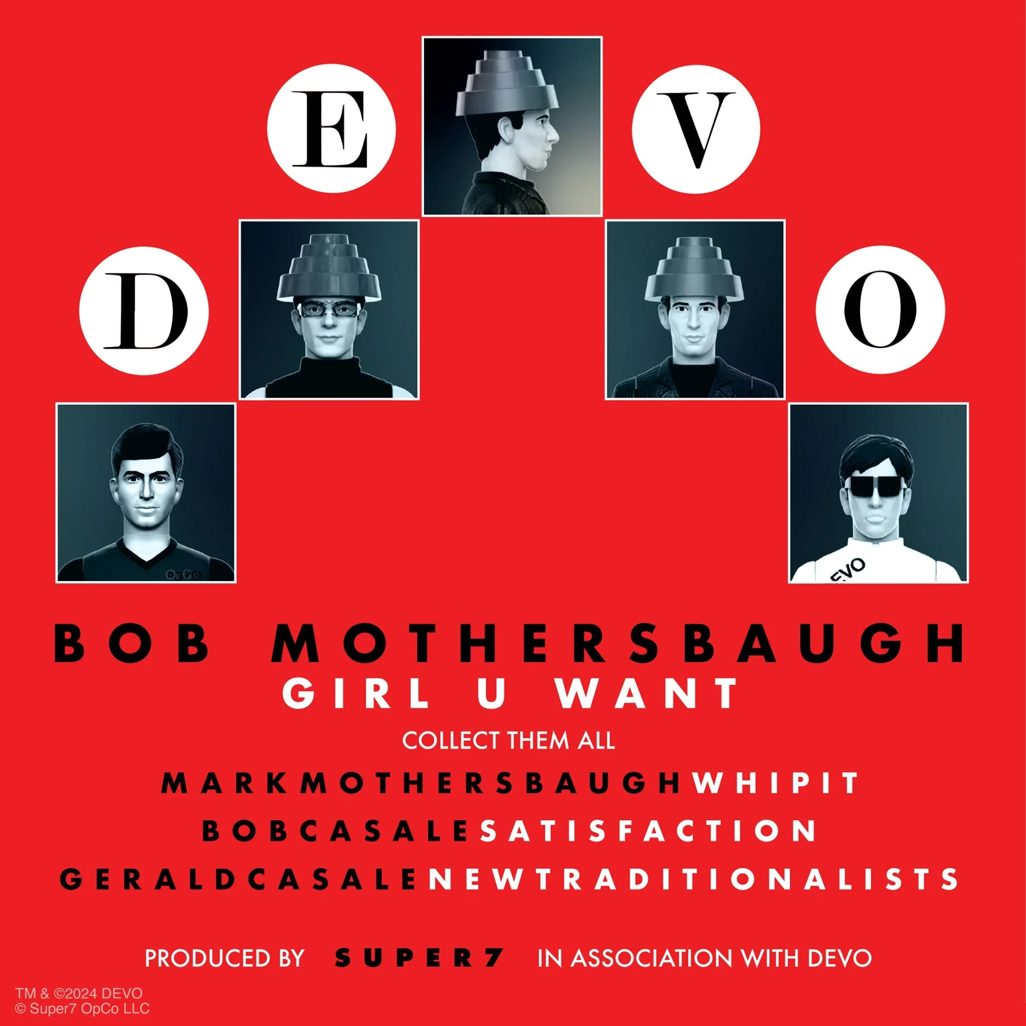 DEVO - BOB MOTHERSBAUGH (THE GIRL YOU WANT) - REACTION FIGURE WAVE 4 - Image 6