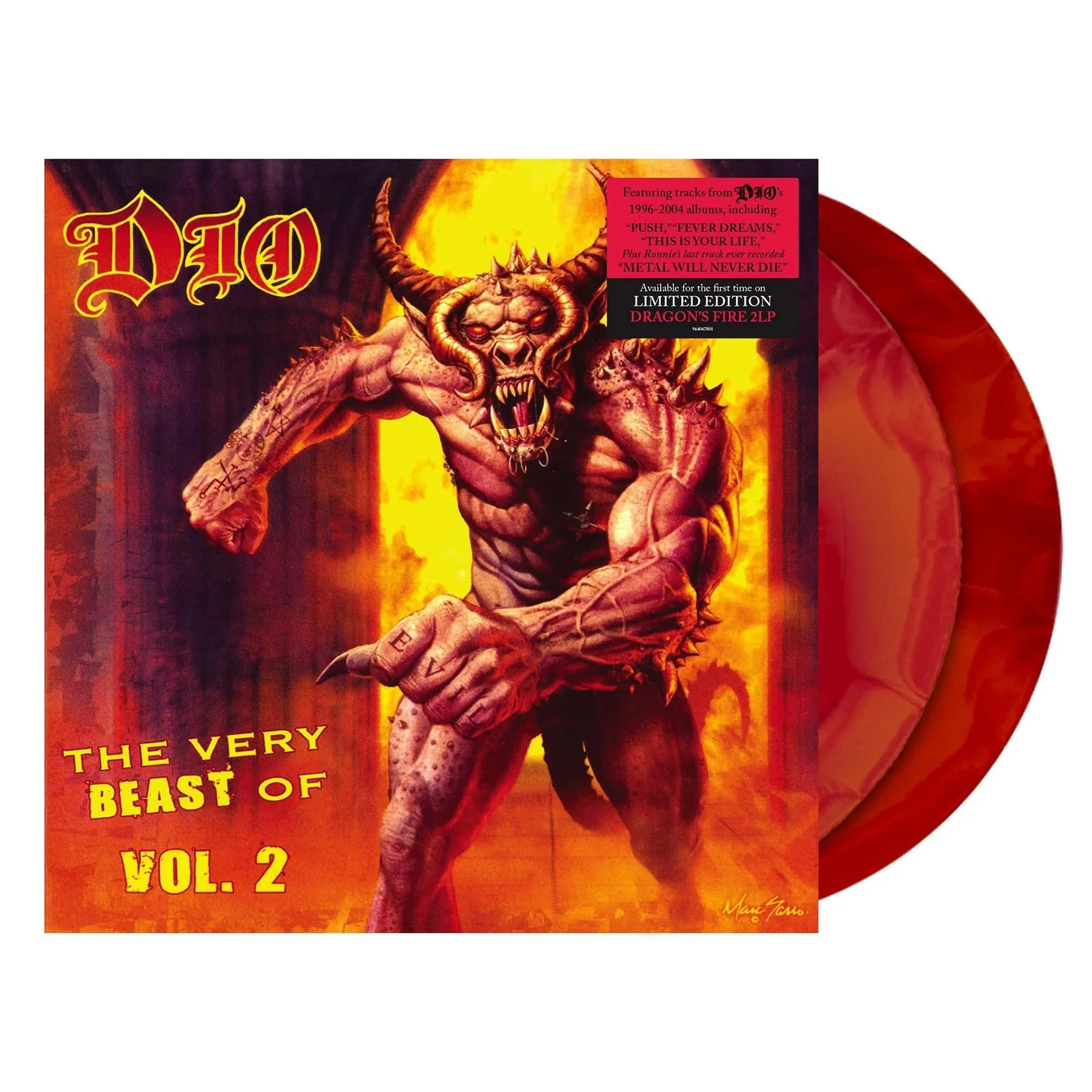 DIO 'THE VERY BEAST OF DIO, VOL. 2' 2LP - DRAGONS FIRE