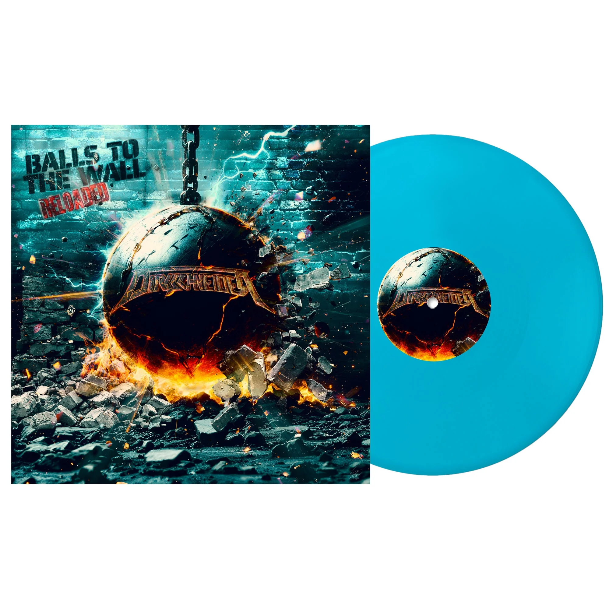 DIRKSCHNEIDER 'BALLS TO THE WALL RELOADED' LP - WINTER BLUE