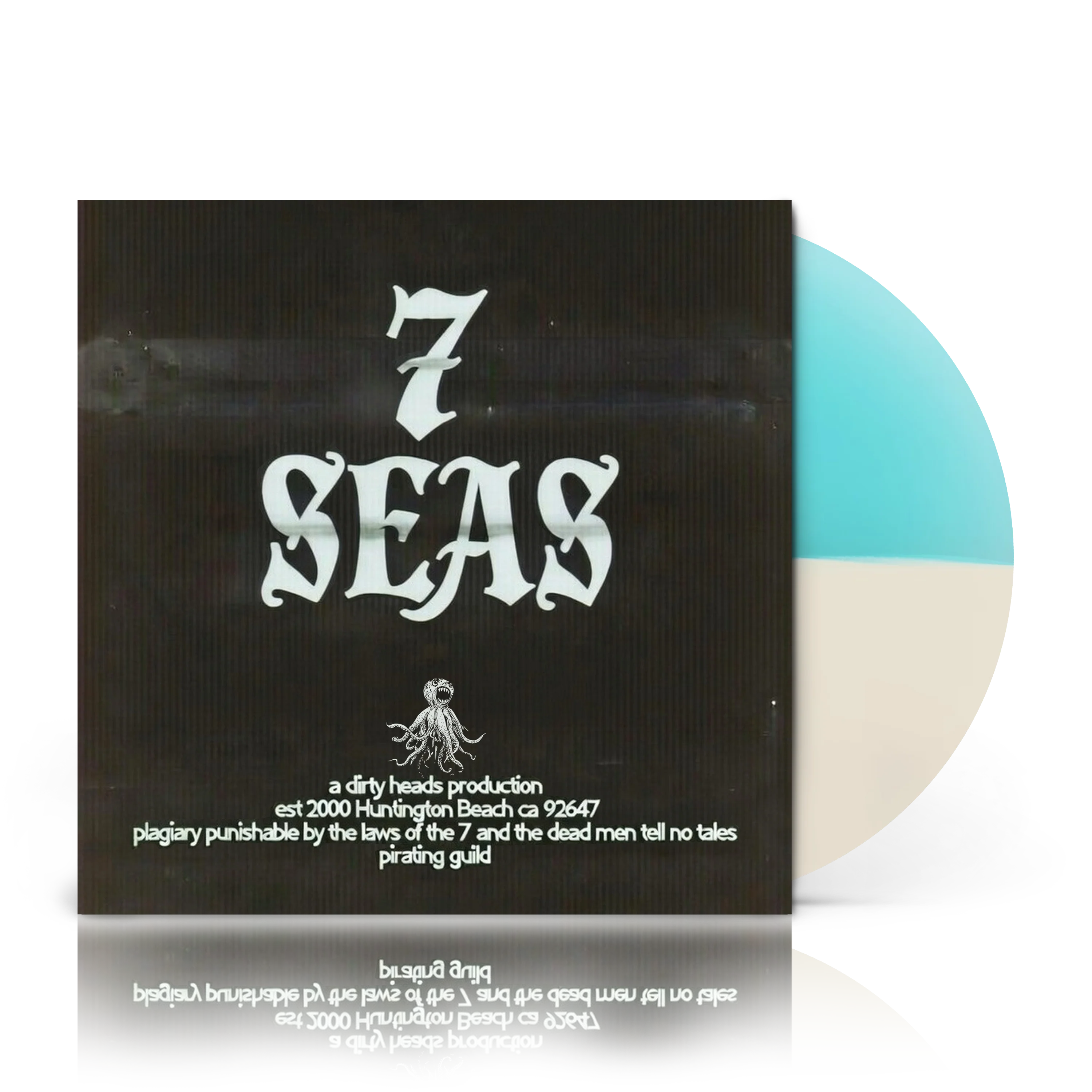 DIRTY HEADS '7 SEAS' LP (Exclusive “ Limited to 500, Shoreline Half & Half Vinyl)