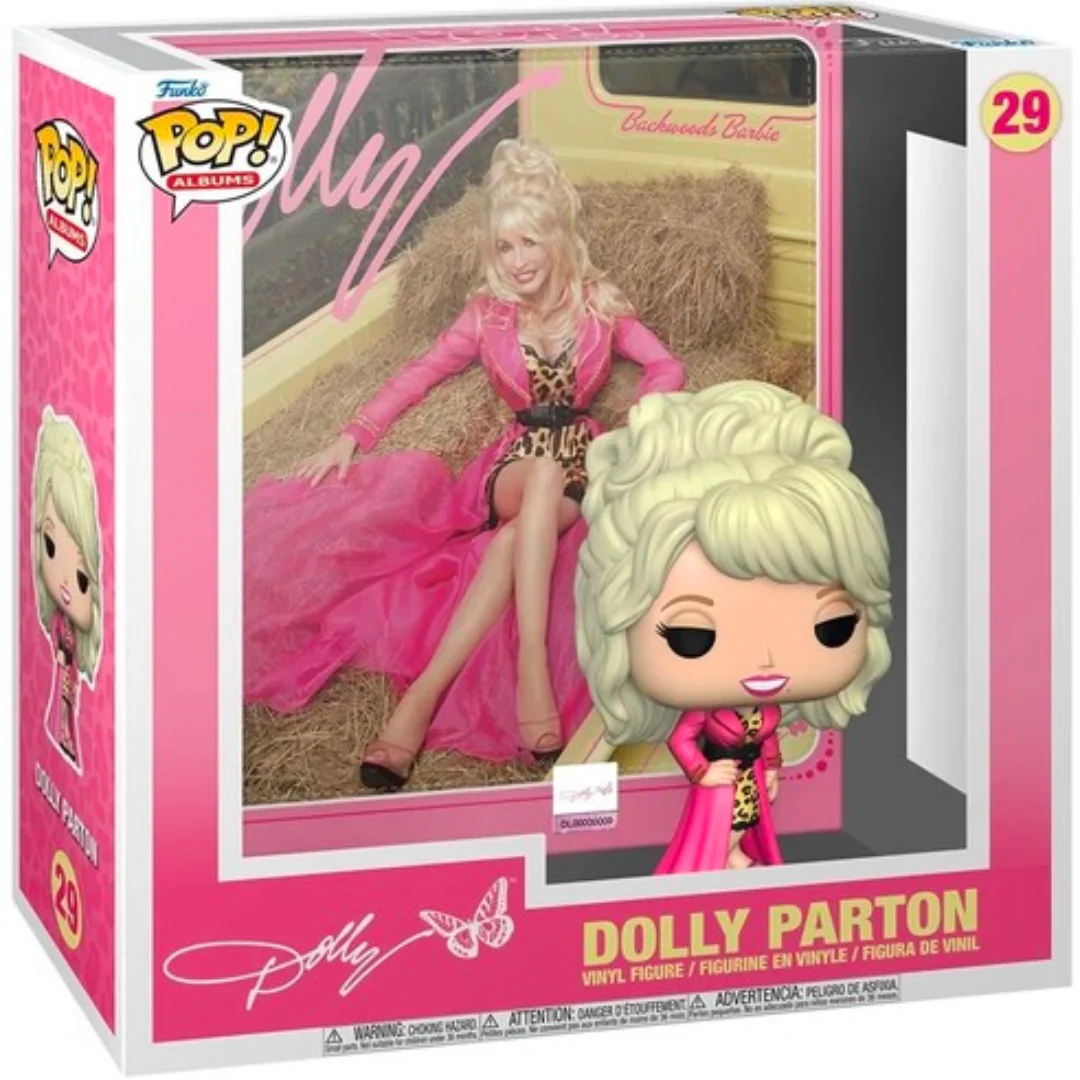 DOLLY PARTON BACKWOODS BARBIE FUNKO POP! ALBUMS FIGURE WITH CASE - Image 2