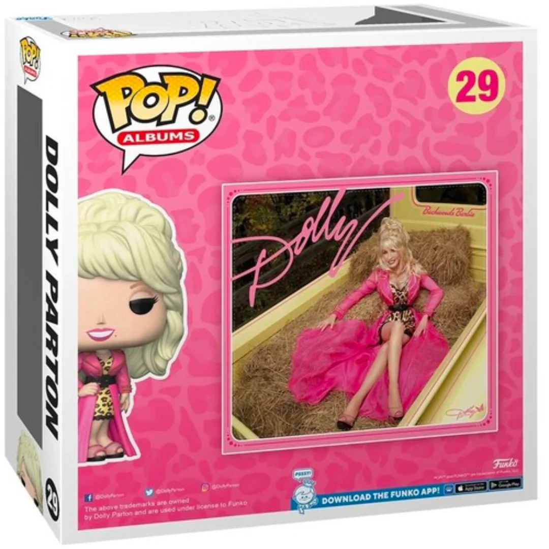 DOLLY PARTON BACKWOODS BARBIE FUNKO POP! ALBUMS FIGURE WITH CASE - Image 3