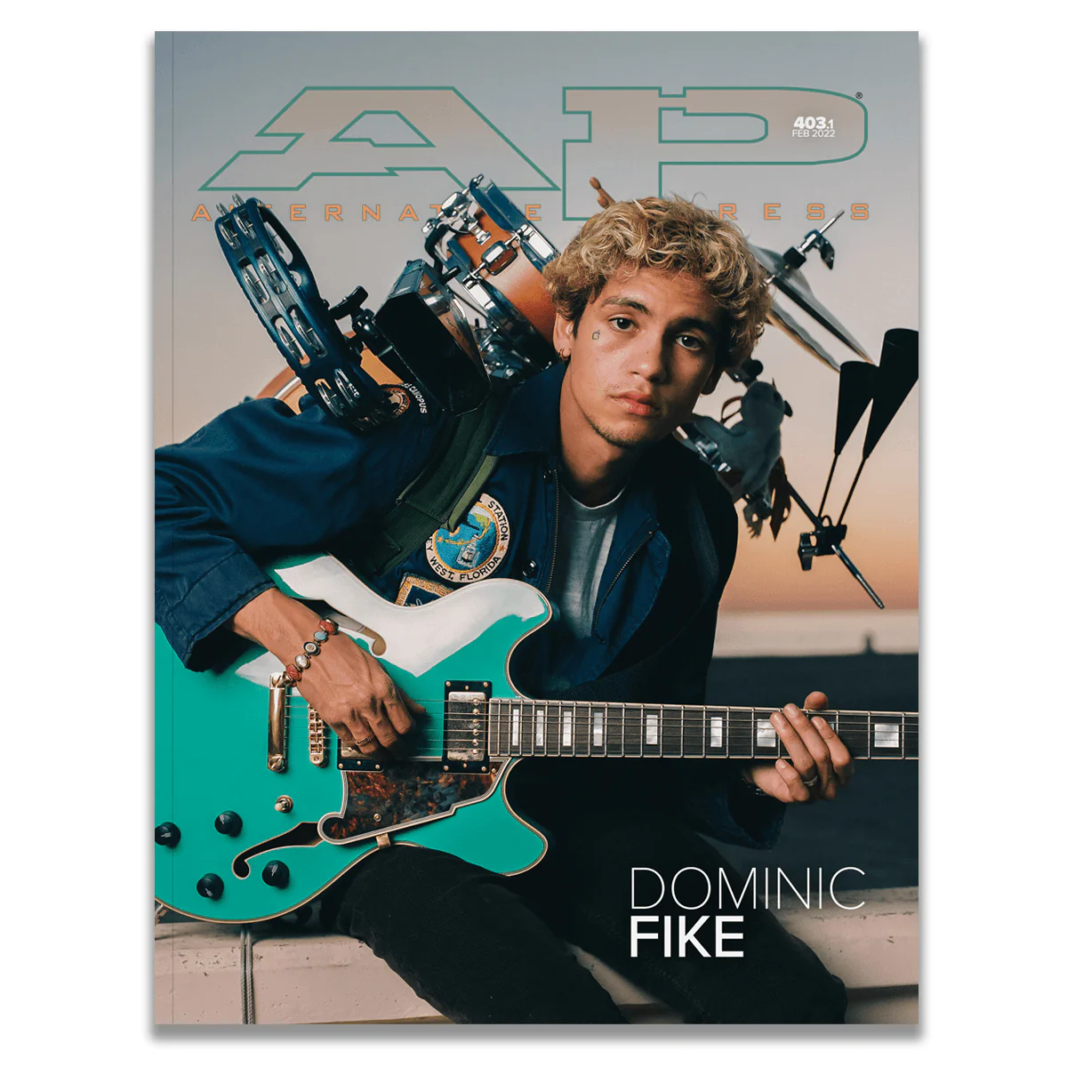 ALTERNATIVE PRESS FEBRUARY 2022 ISSUE 1 FEATURING DOMINIC FIKE