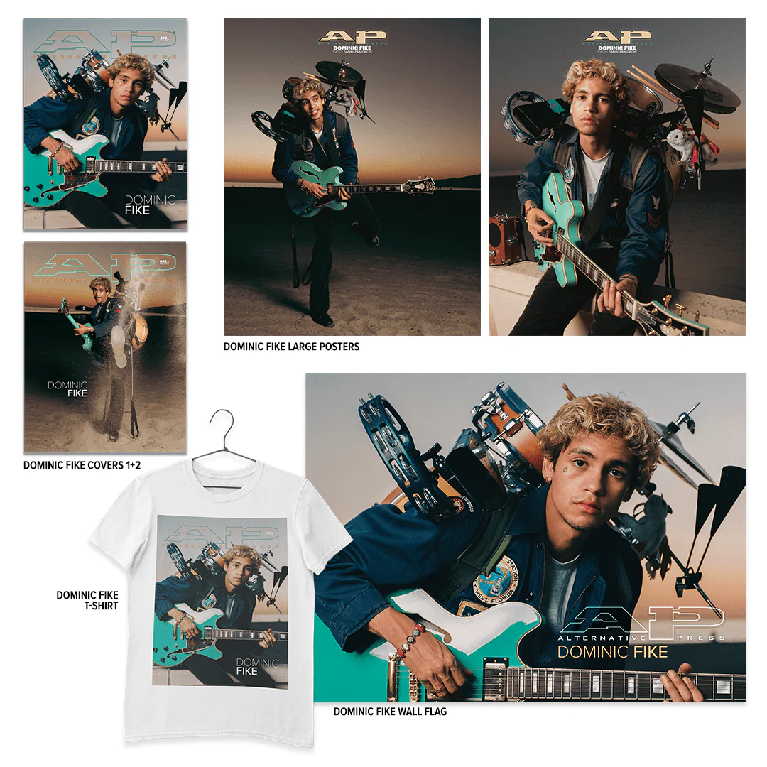 ALTERNATIVE PRESS FEBRUARY 2022 ISSUE FEATURING DOMINIC FIKE (THE COMPLETE COLLECTION)