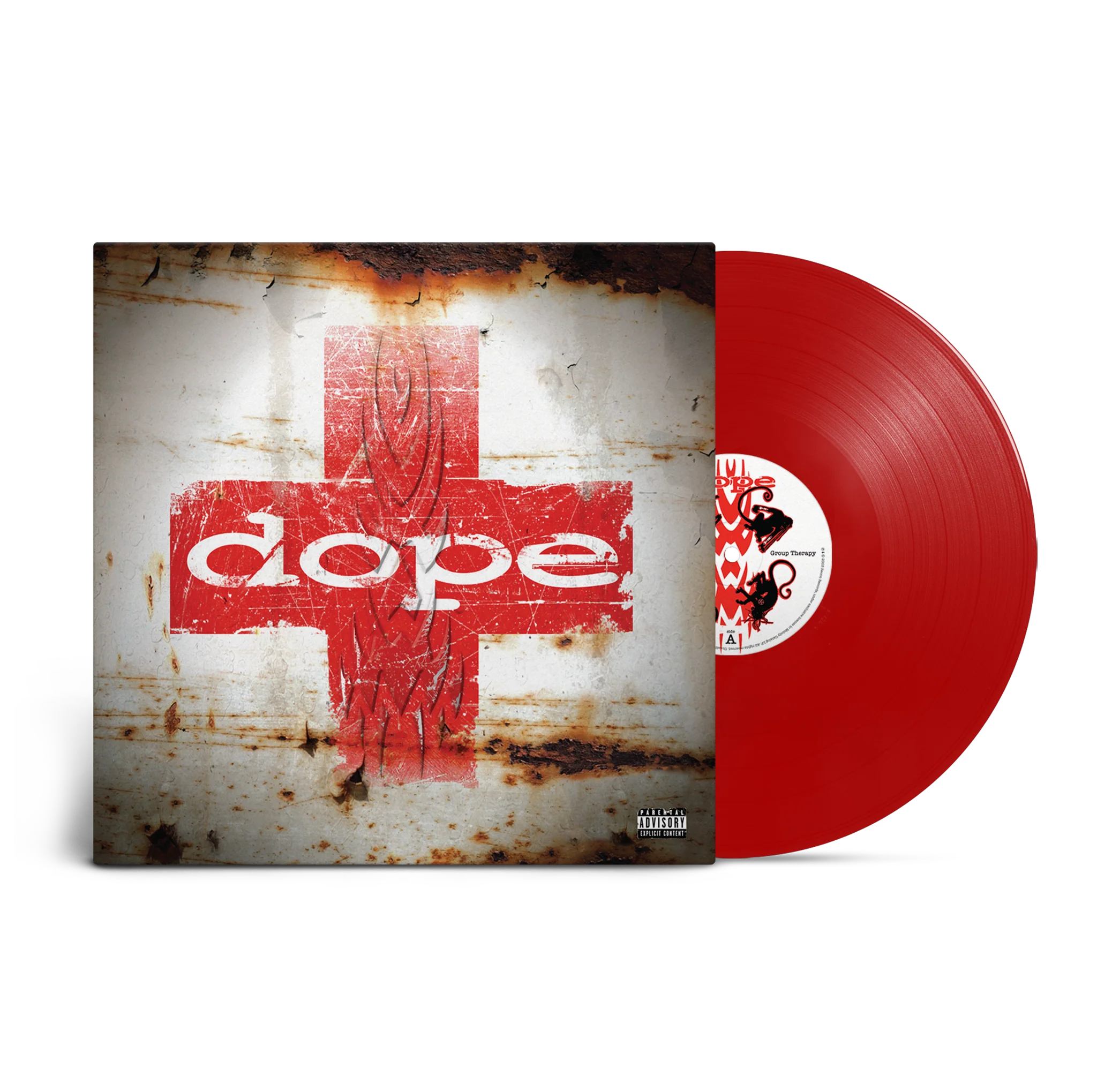 DOPE 'GROUP THERAPY' LP (Clear Red Vinyl)
