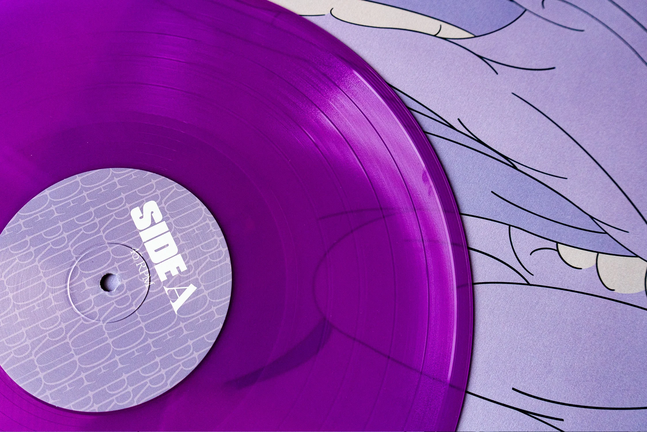 DRUG CHURCH ‘PRUDE’ LP - EXCLUSIVE - LTD. 300 - NEON VIOLET - Image 4