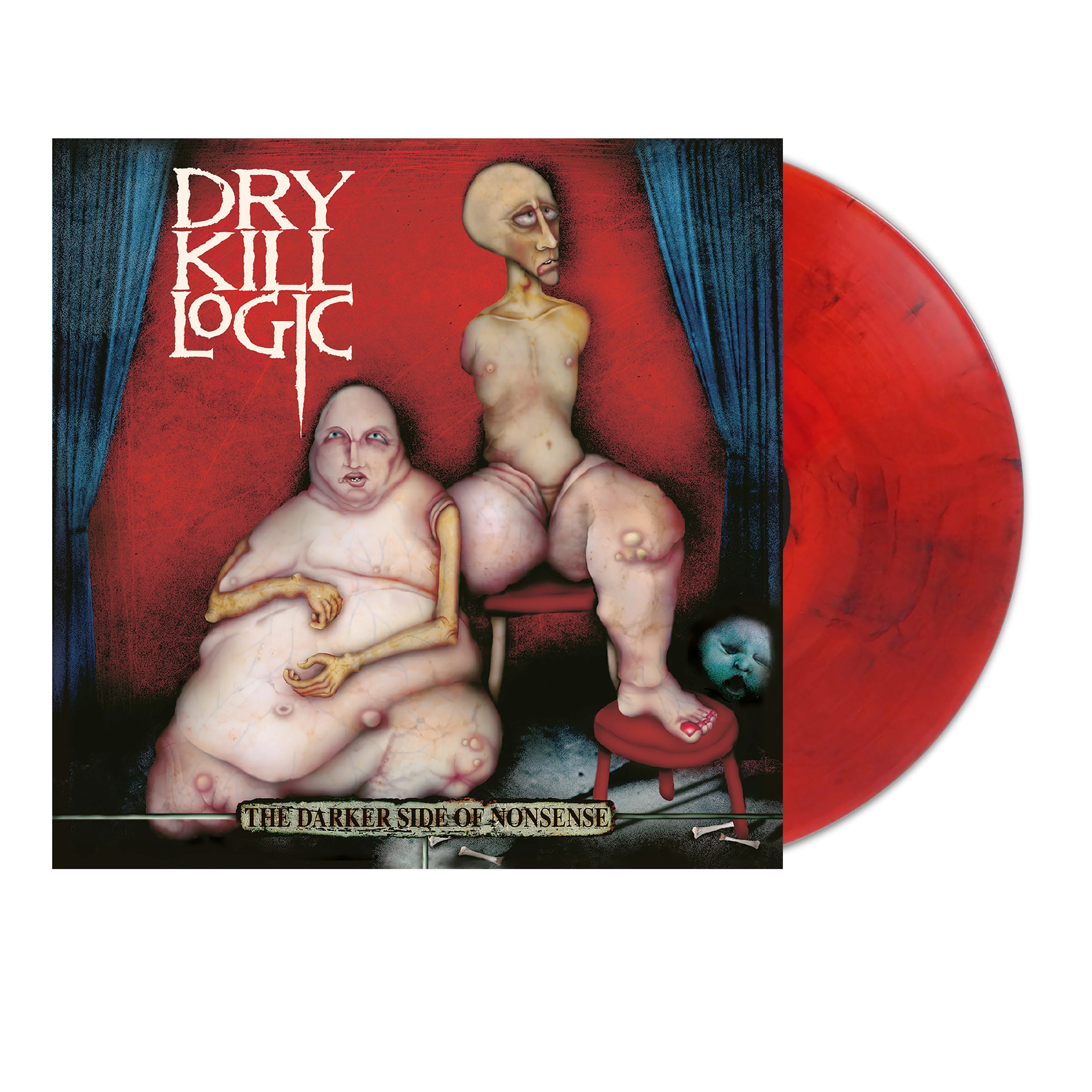 DRY KILL LOGIC 'THE DARKER SIDE OF NONSENSE' LP (Exclusive “ Limited to 250, Red Smoke Vinyl)