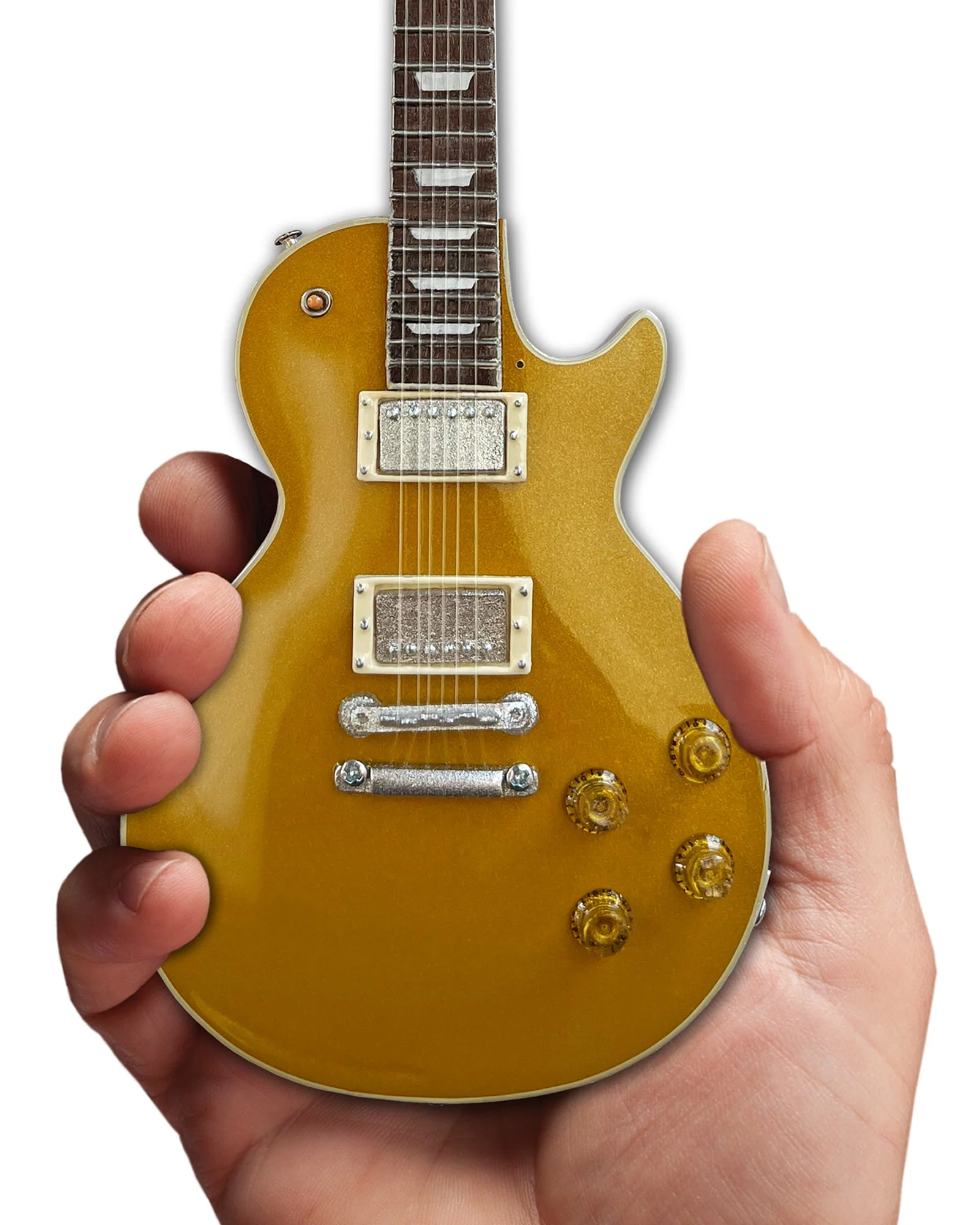 DUANE ALLMAN 1957 GIBSON LES PAUL GOLDTOP MINI GUITAR MODEL - Image 7