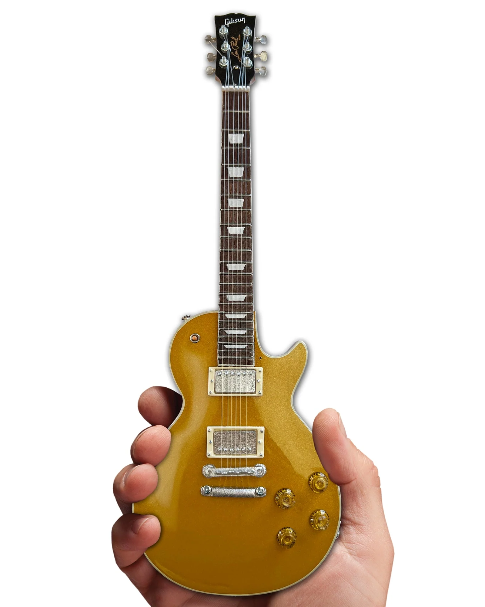 DUANE ALLMAN 1957 GIBSON LES PAUL GOLDTOP MINI GUITAR MODEL - Image 8