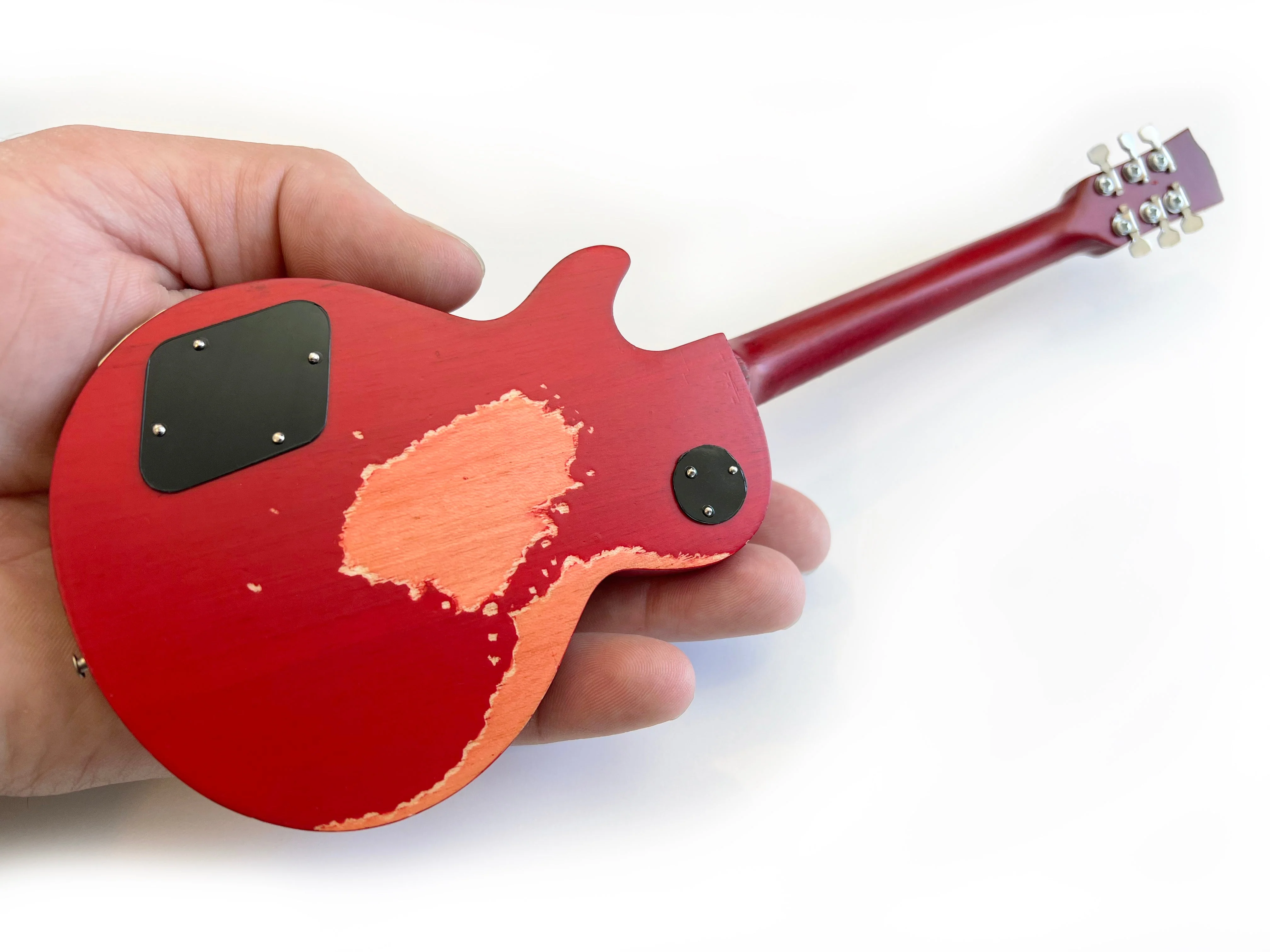 DUANE ALLMAN 1959 GIBSON LES PAUL CHERRY SUNBURST MINIATURE GUITAR MODEL - Image 3