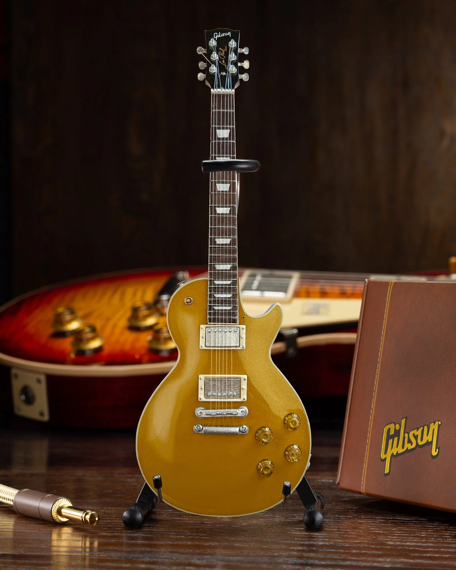 DUANE ALLMAN SET OF 3 GIBSON LES PAUL SIGNATURE MINI GUITAR MODELS - Image 6