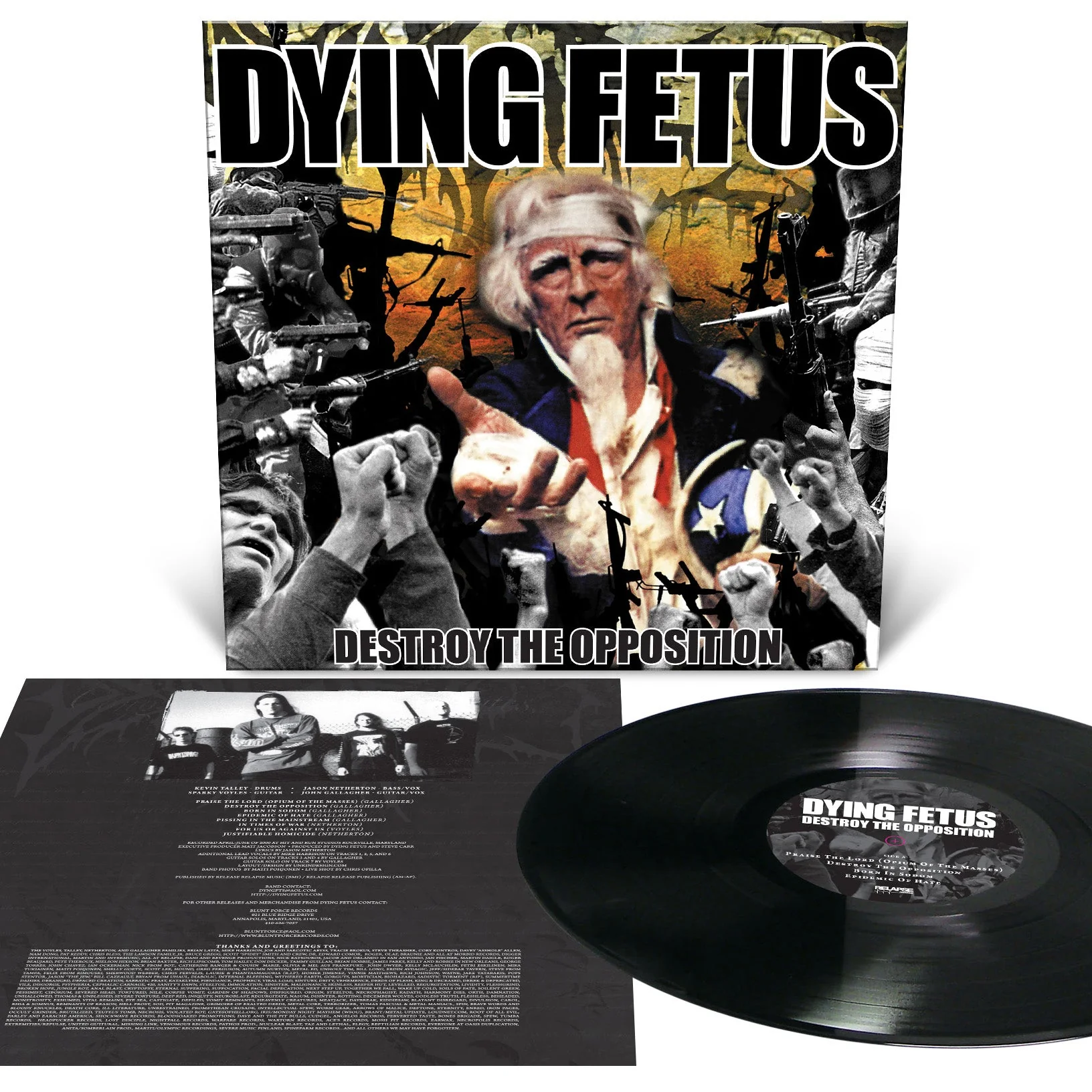 DYING FETUS 'DESTROY THE OPPOSITION' LP - Image 2
