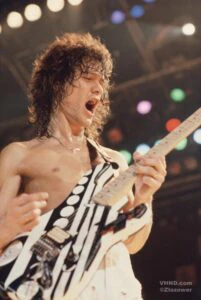 EDDIE VAN HALEN EVH “CIRCLES” MINI GUITAR REPLICA COLLECTIBLE - OFFICIALLY LICENSED - Image 4
