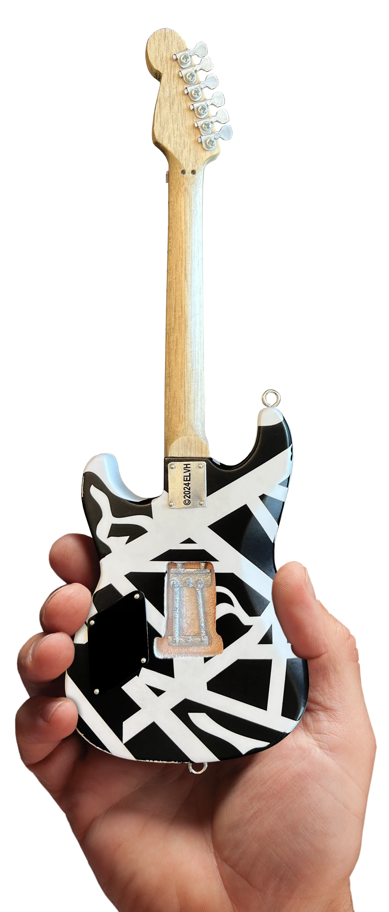 EDDIE VAN HALEN EVH “SHAPES” MINI GUITAR REPLICA COLLECTIBLE - OFFICIALLY LICENSED - Image 2