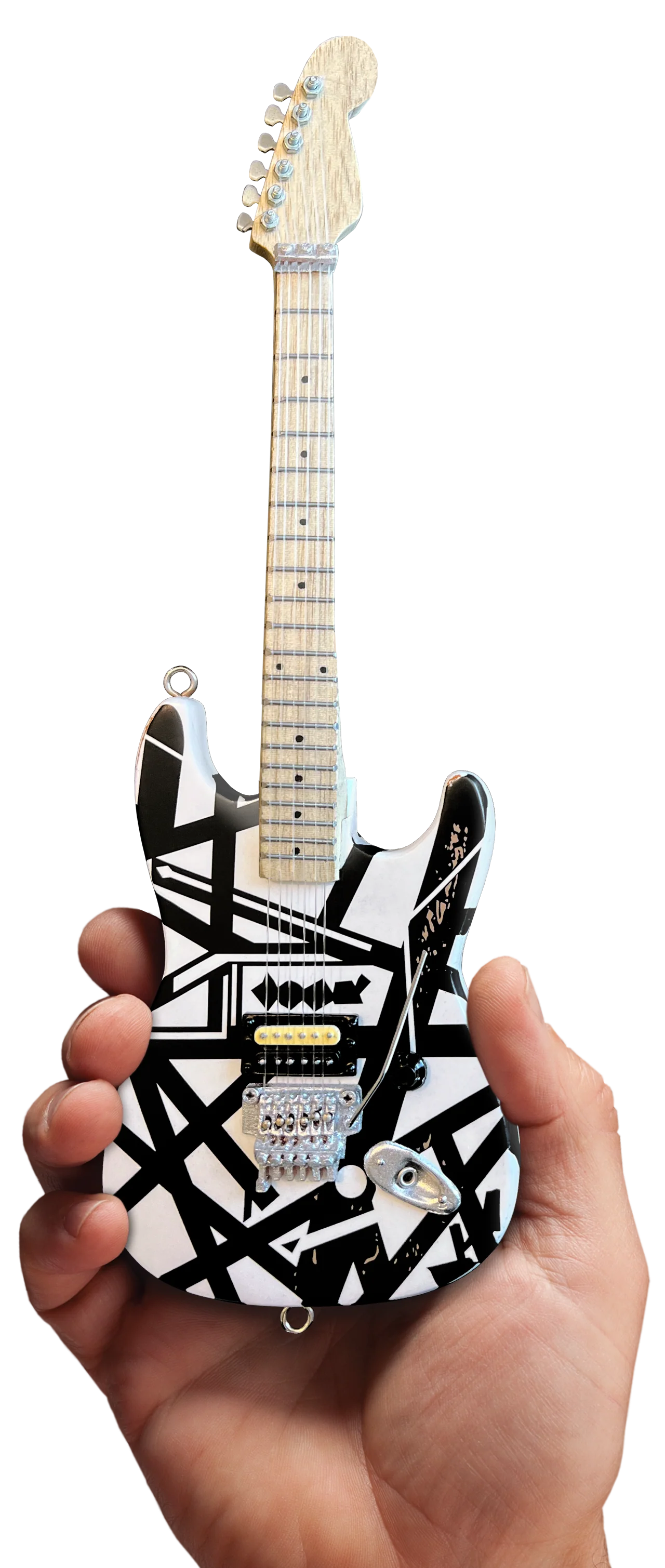 EDDIE VAN HALEN EVH “SHAPES” MINI GUITAR REPLICA COLLECTIBLE - OFFICIALLY LICENSED - Image 3