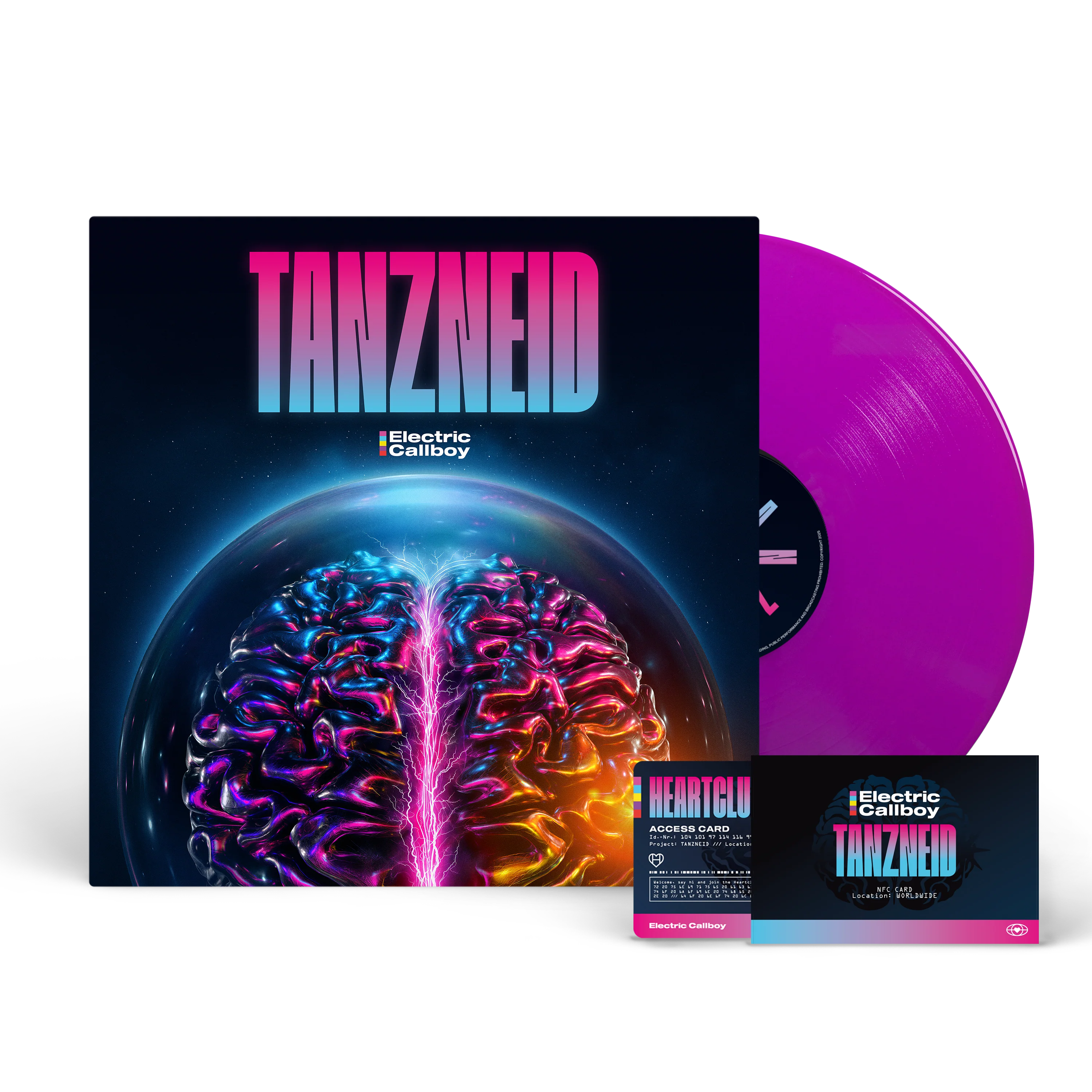 ELECTRIC CALLBOY 'TANZNEID' LP (Exclusive “ Limited to 300, Neon Violet Vinyl)