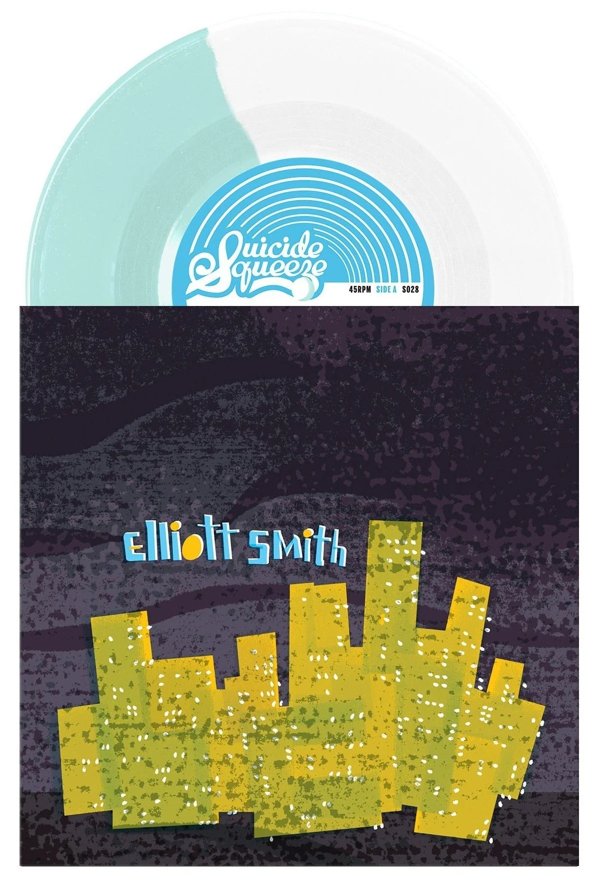 ELLIOTT SMITH 'PRETTY (UGLY BEFORE)' 7" LITD. - WHITE/BLUE