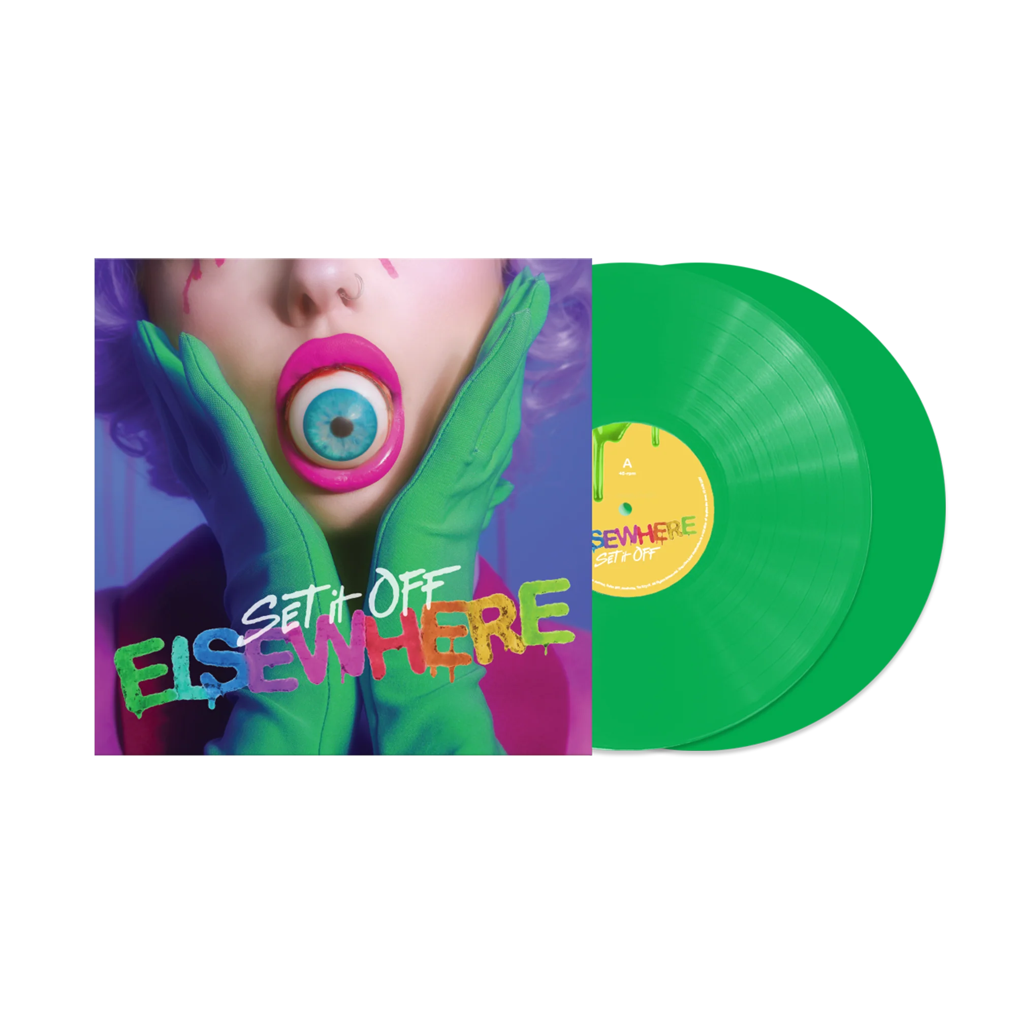 SET IT OFF 'ELSEWHERE' 2LP (Neon Green Vinyl)