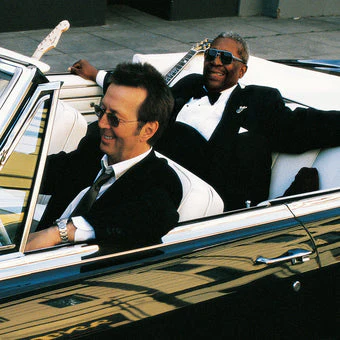 ERIC CLAPTON AND BB KING 'RIDING WITH THE KING' 2LP - BLUE - Image 2