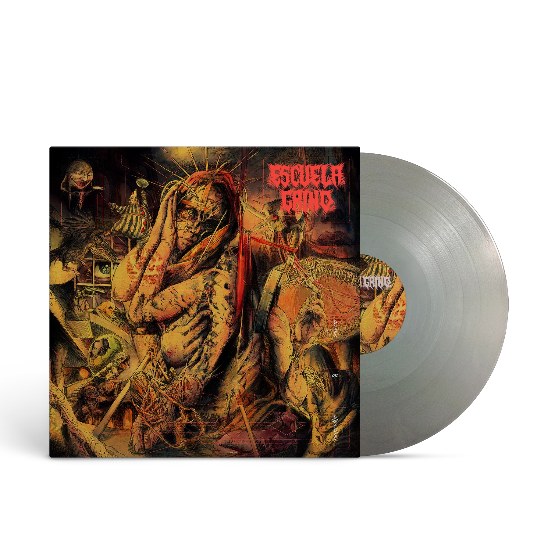 ESCUELA GRIND 'DREAMS ON ALGORITHMS' LP (Metallic Silver Vinyl)