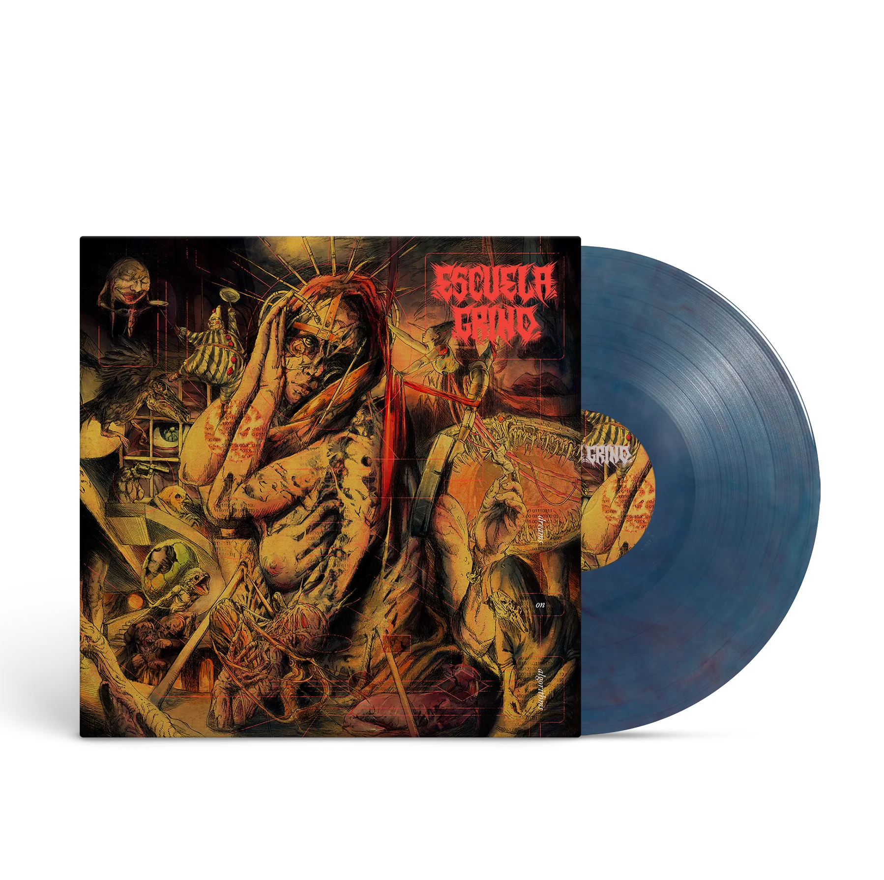 ESCUELA GRIND 'DREAMS ON ALGORITHMS' LP (Oil Vinyl)