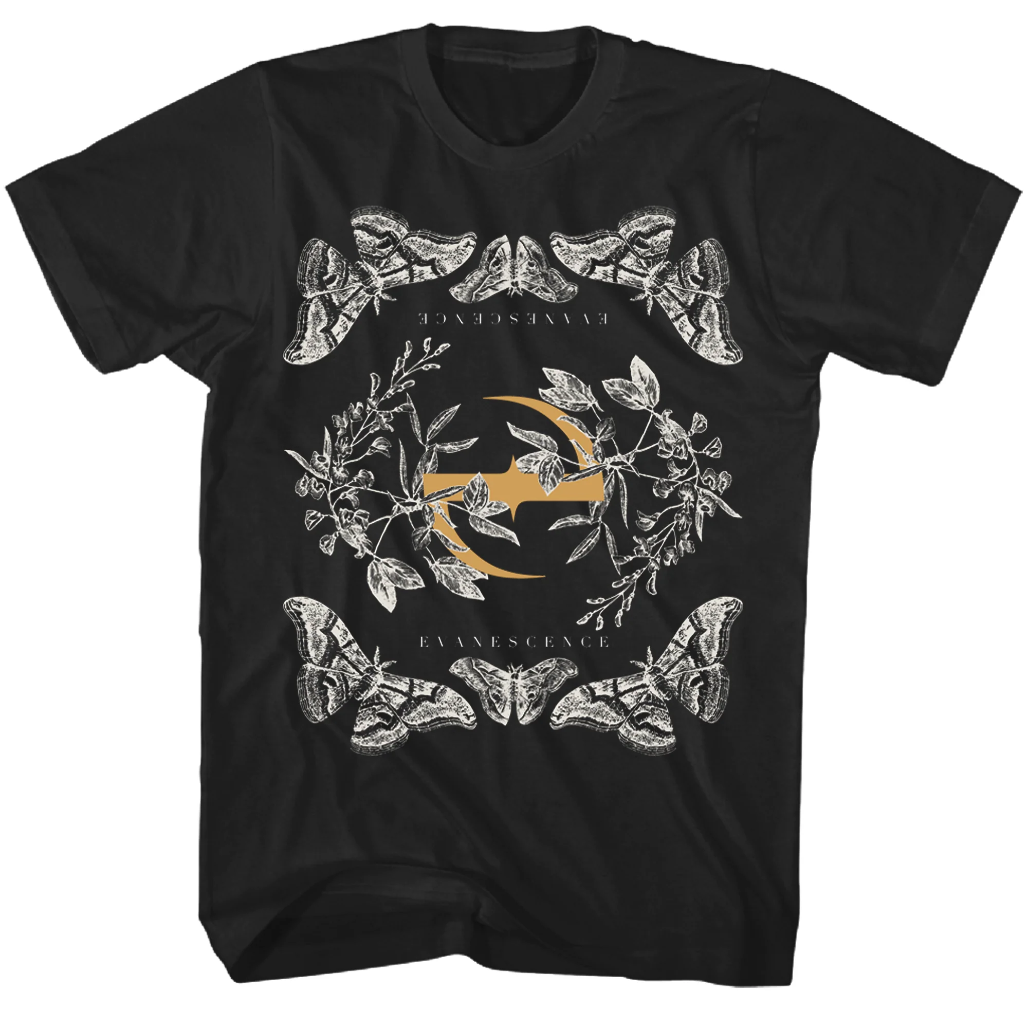 EVANESCENCE 'EVANESCENCE BUTTERFLY LOGO' T-SHIRT