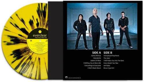 EVERCLEAR 'VERY BEST OF' LP - YELLOW/BLACK SPLATTER - Image 2